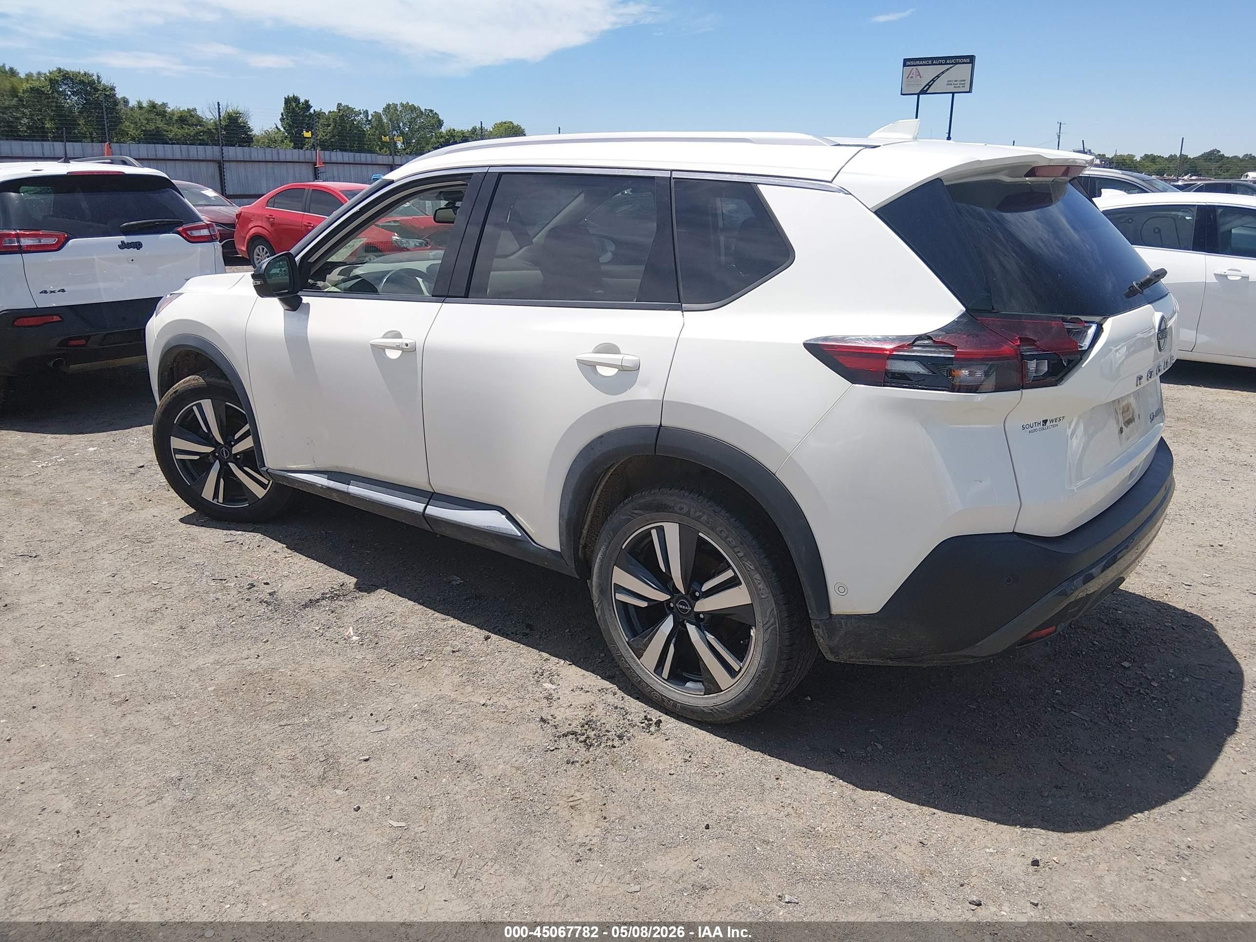 2023 Nissan Rogue Sl Intelligent Awd White vin: 5N1BT3CB3PC791014