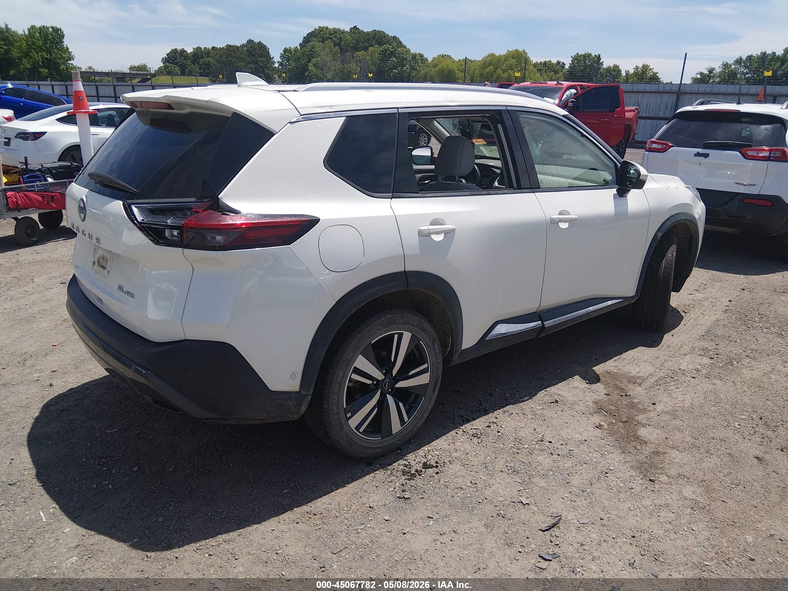 2023 Nissan Rogue Sl Intelligent Awd White vin: 5N1BT3CB3PC791014