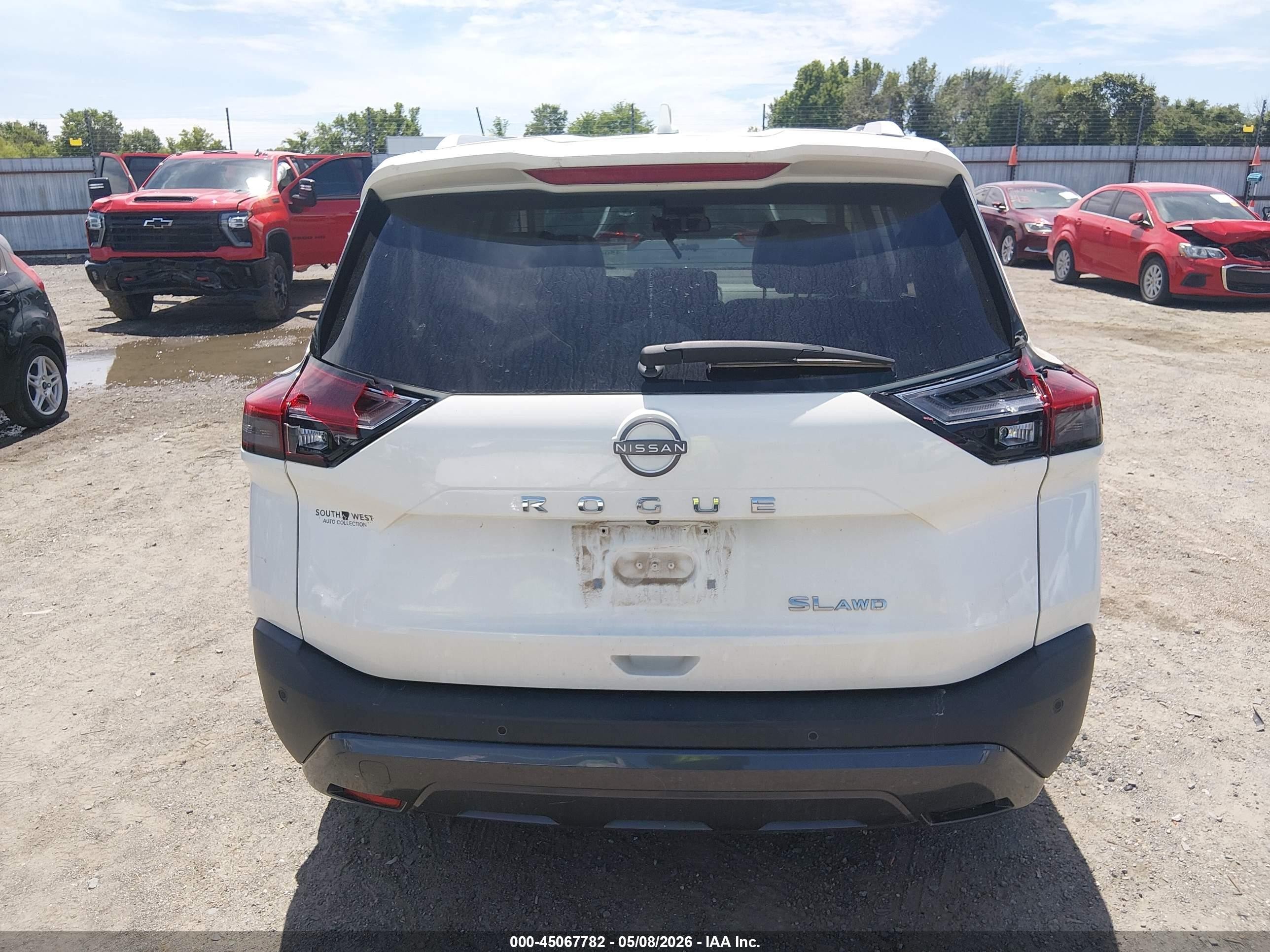 2023 Nissan Rogue Sl Intelligent Awd White vin: 5N1BT3CB3PC791014