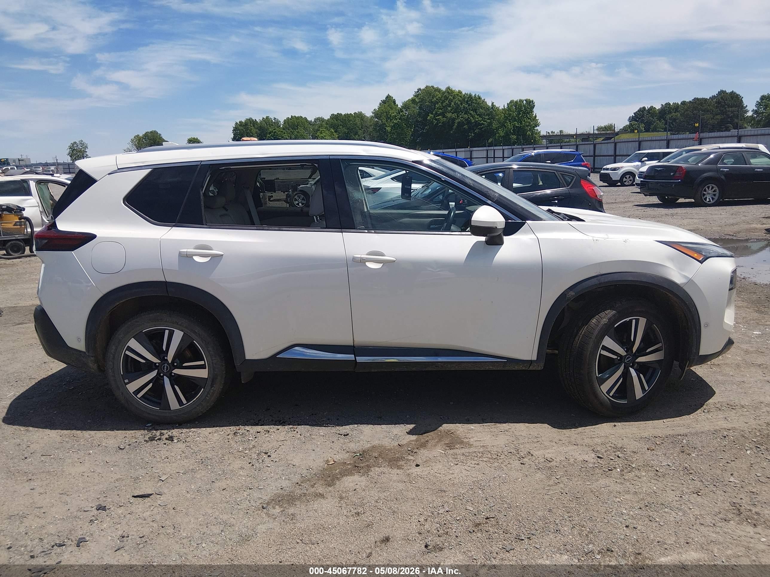 2023 Nissan Rogue Sl Intelligent Awd White vin: 5N1BT3CB3PC791014