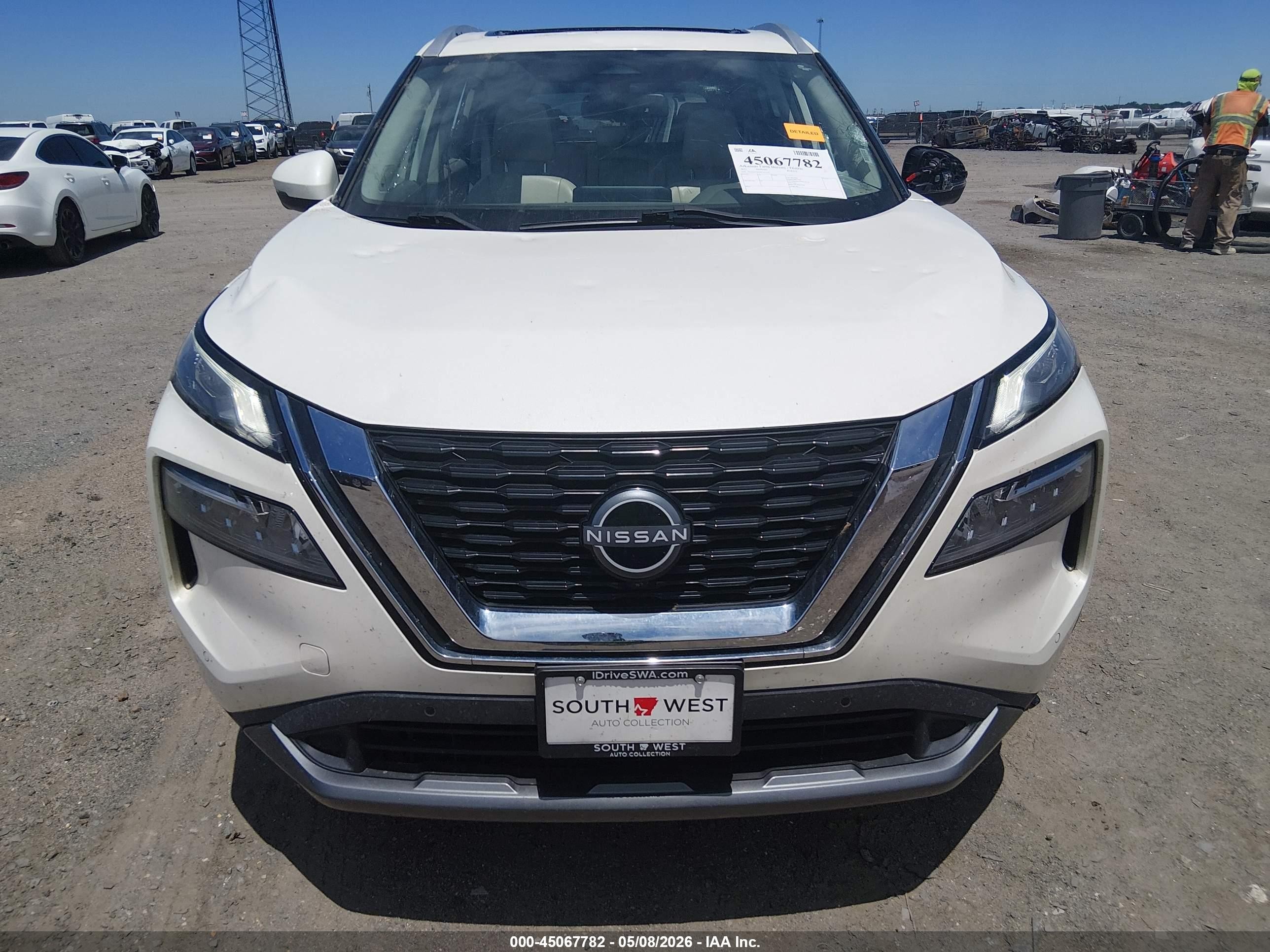 2023 Nissan Rogue Sl Intelligent Awd White vin: 5N1BT3CB3PC791014
