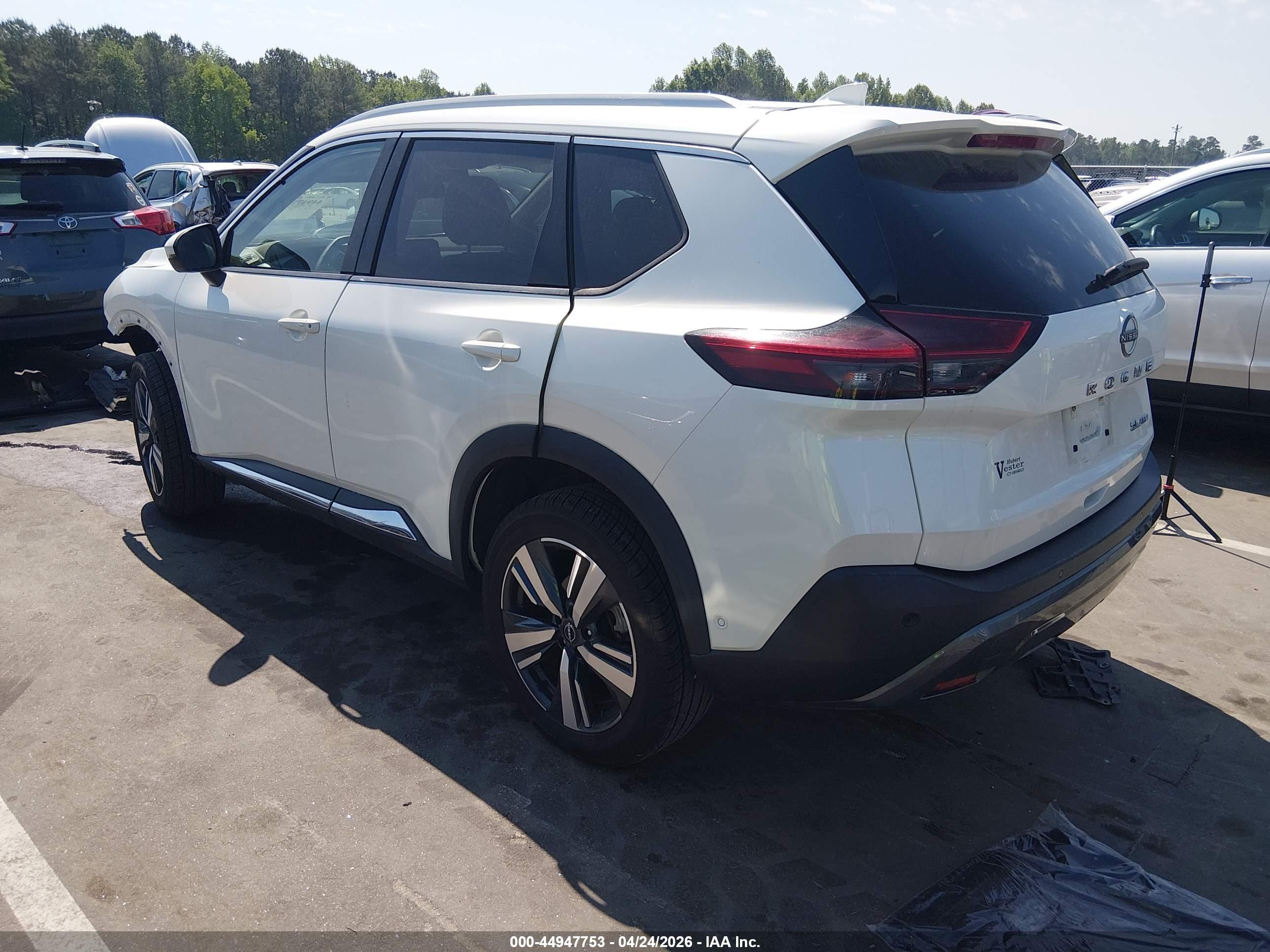 2023 Nissan Rogue Sl Intelligent Awd Белый vin: 5N1BT3CB3PC804053