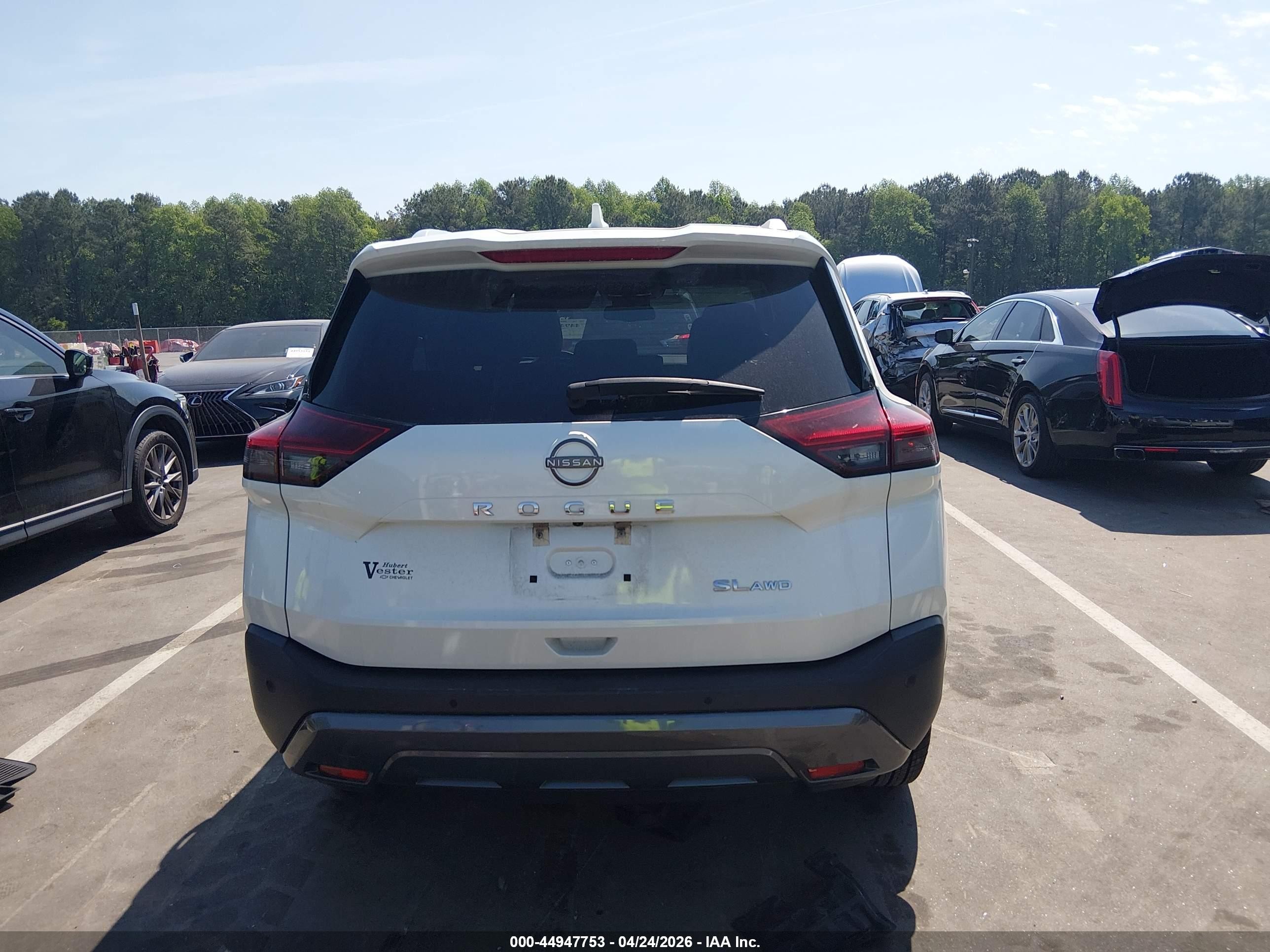 2023 Nissan Rogue Sl Intelligent Awd Белый vin: 5N1BT3CB3PC804053