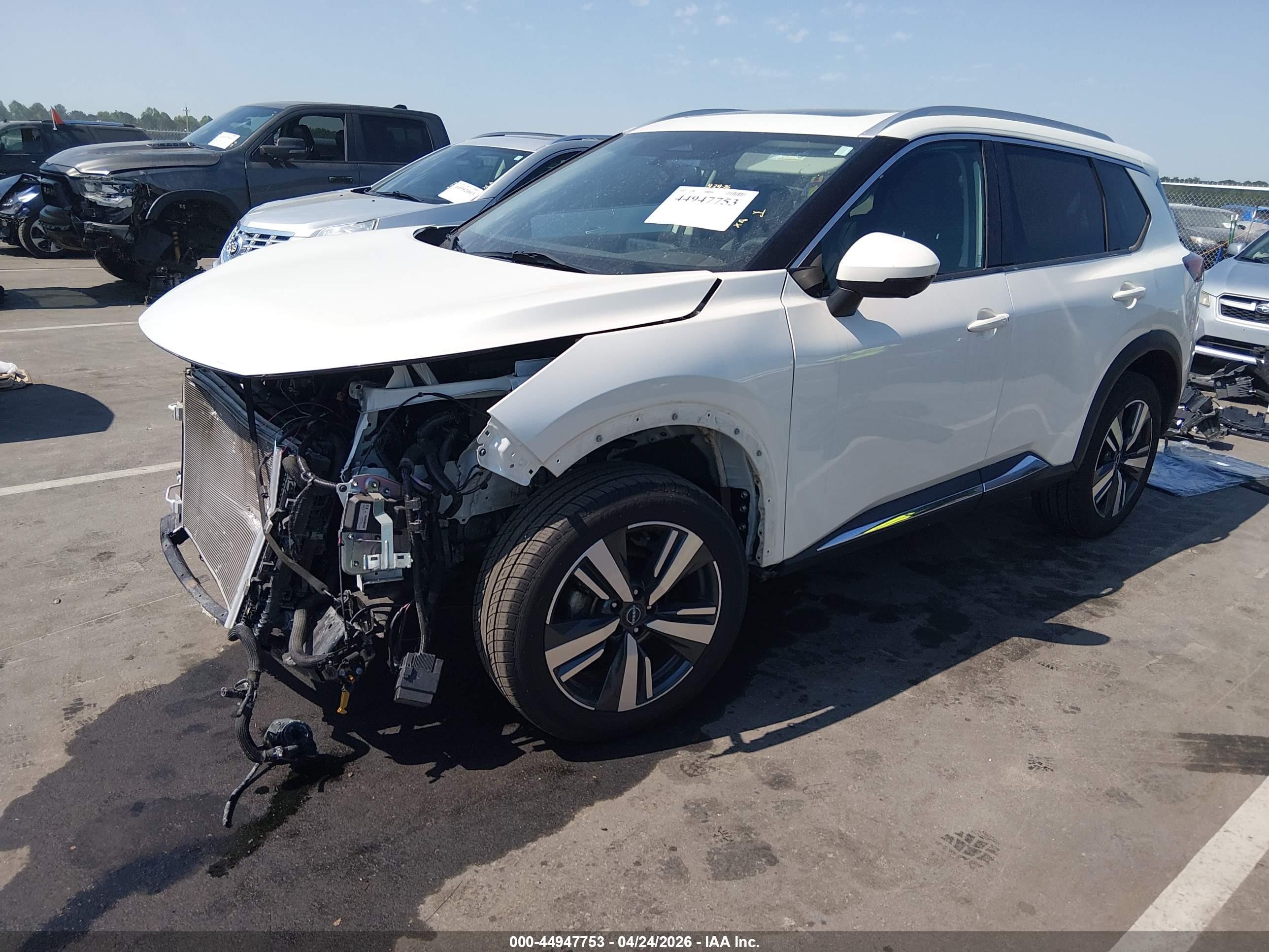2023 Nissan Rogue Sl Intelligent Awd Белый vin: 5N1BT3CB3PC804053
