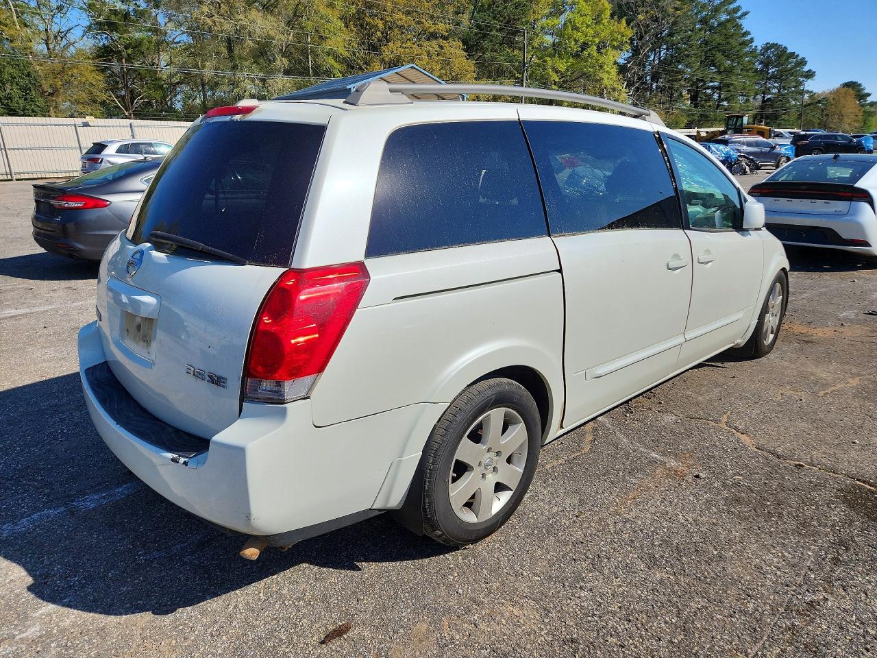 2006 Nissan Quest 3.5 White vin: 5N1BV28U06N120577