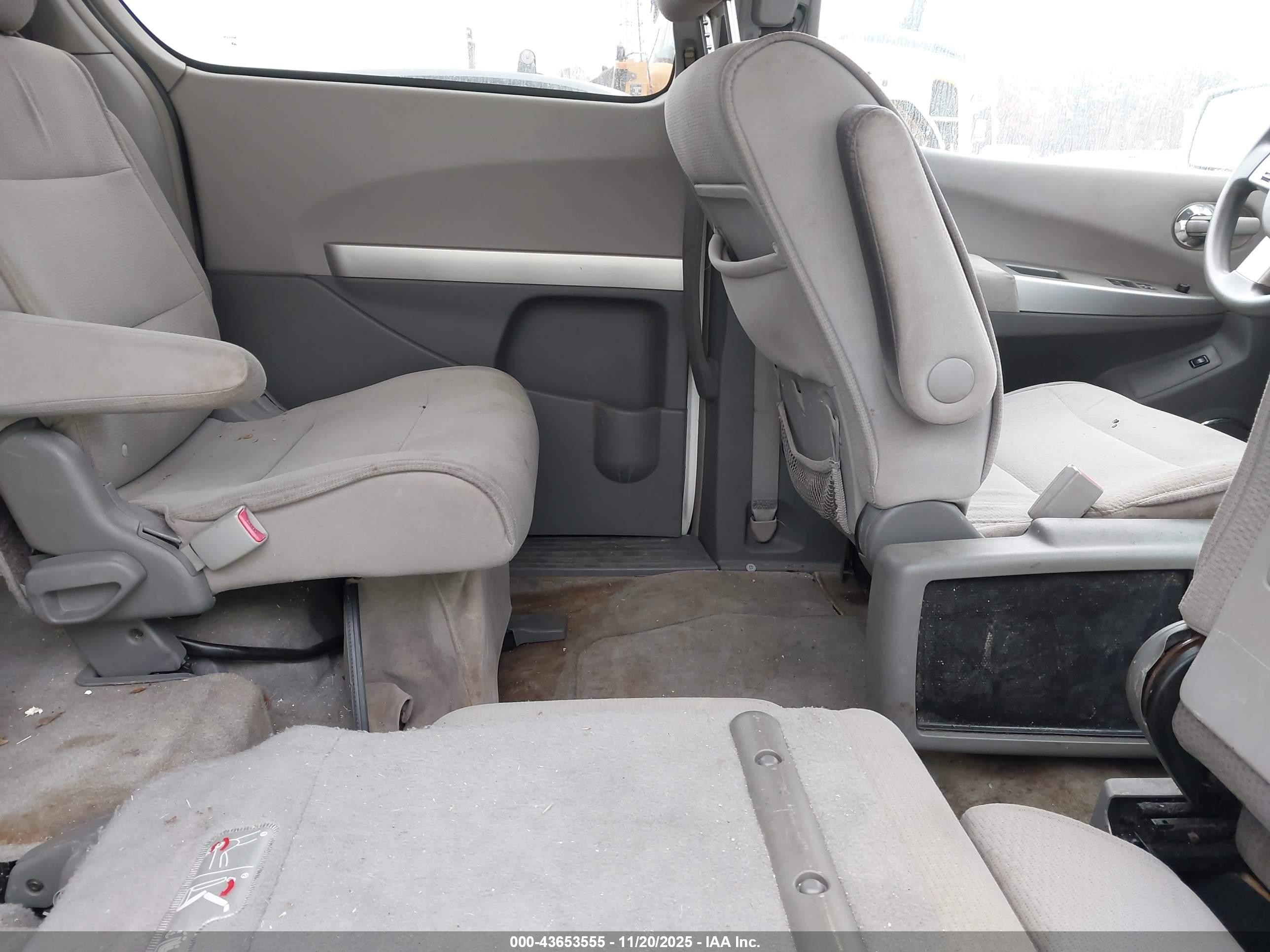 2007 Nissan Quest 3.5 White vin: 5N1BV28U07N121861
