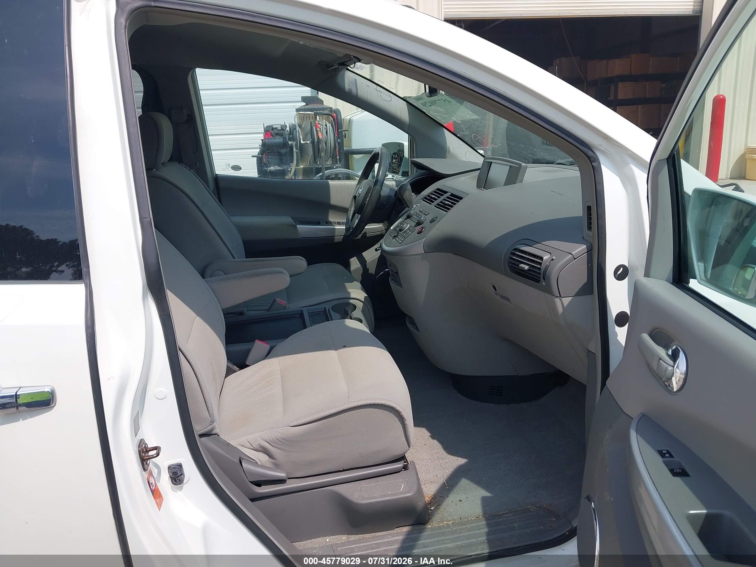 2009 Nissan Quest 3.5 Sl White vin: 5N1BV28U09N107428