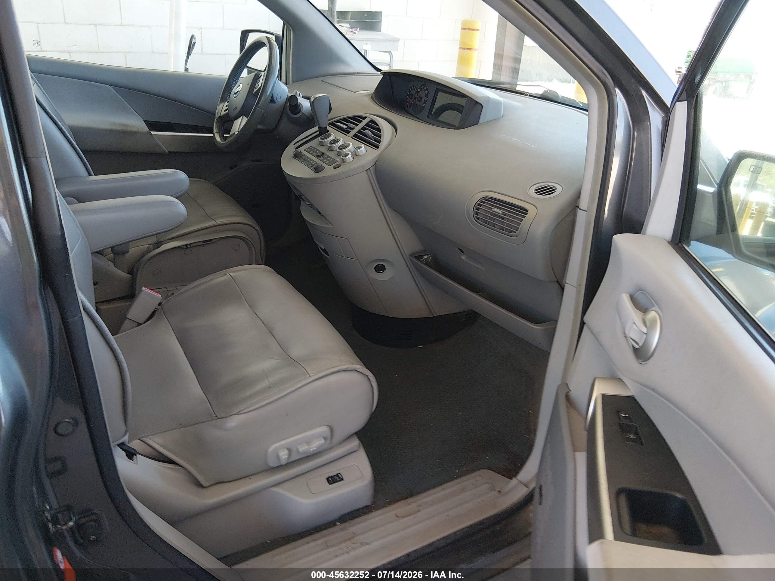 2005 Nissan Quest 3.5 Se Gray vin: 5N1BV28U15N110932