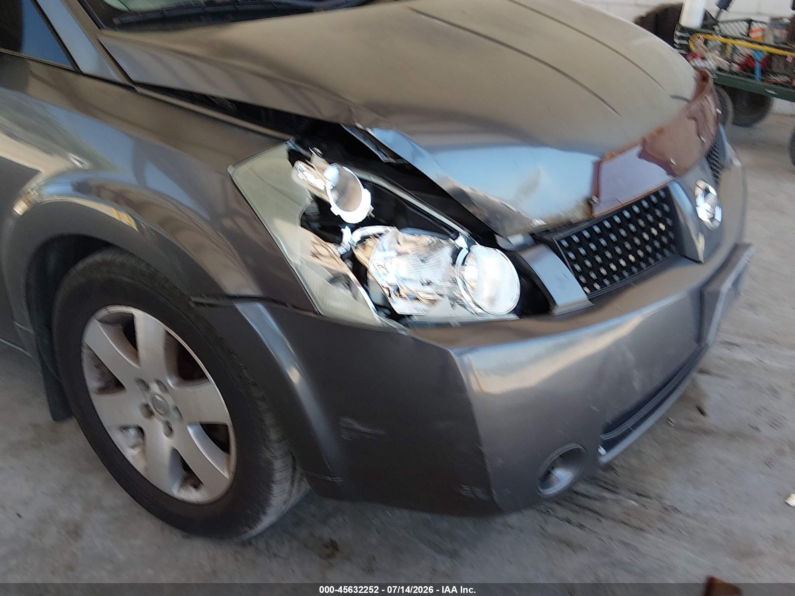 2005 Nissan Quest 3.5 Se Gray vin: 5N1BV28U15N110932
