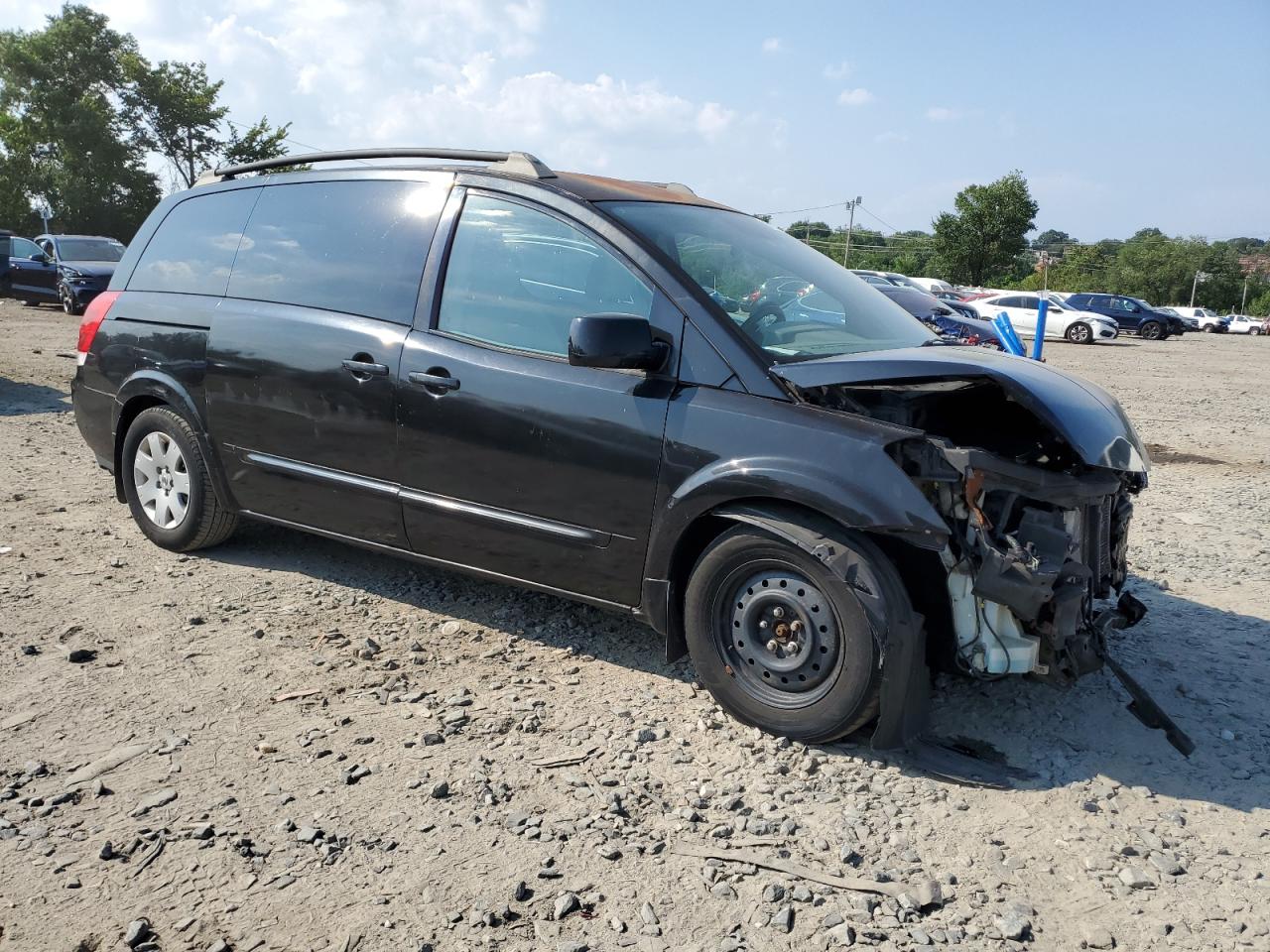 2006 Nissan Quest S Черный vin: 5N1BV28U16N120345