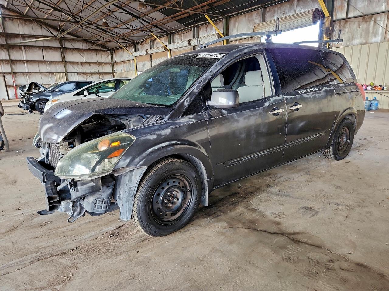 2008 Nissan Quest S Gray vin: 5N1BV28U18N102592