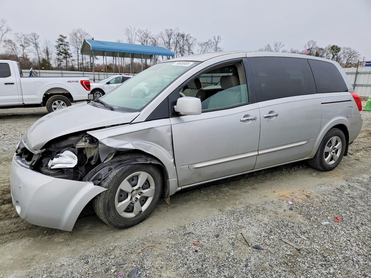 2009 Nissan Quest 3.5 Silver vin: 5N1BV28U19N100830
