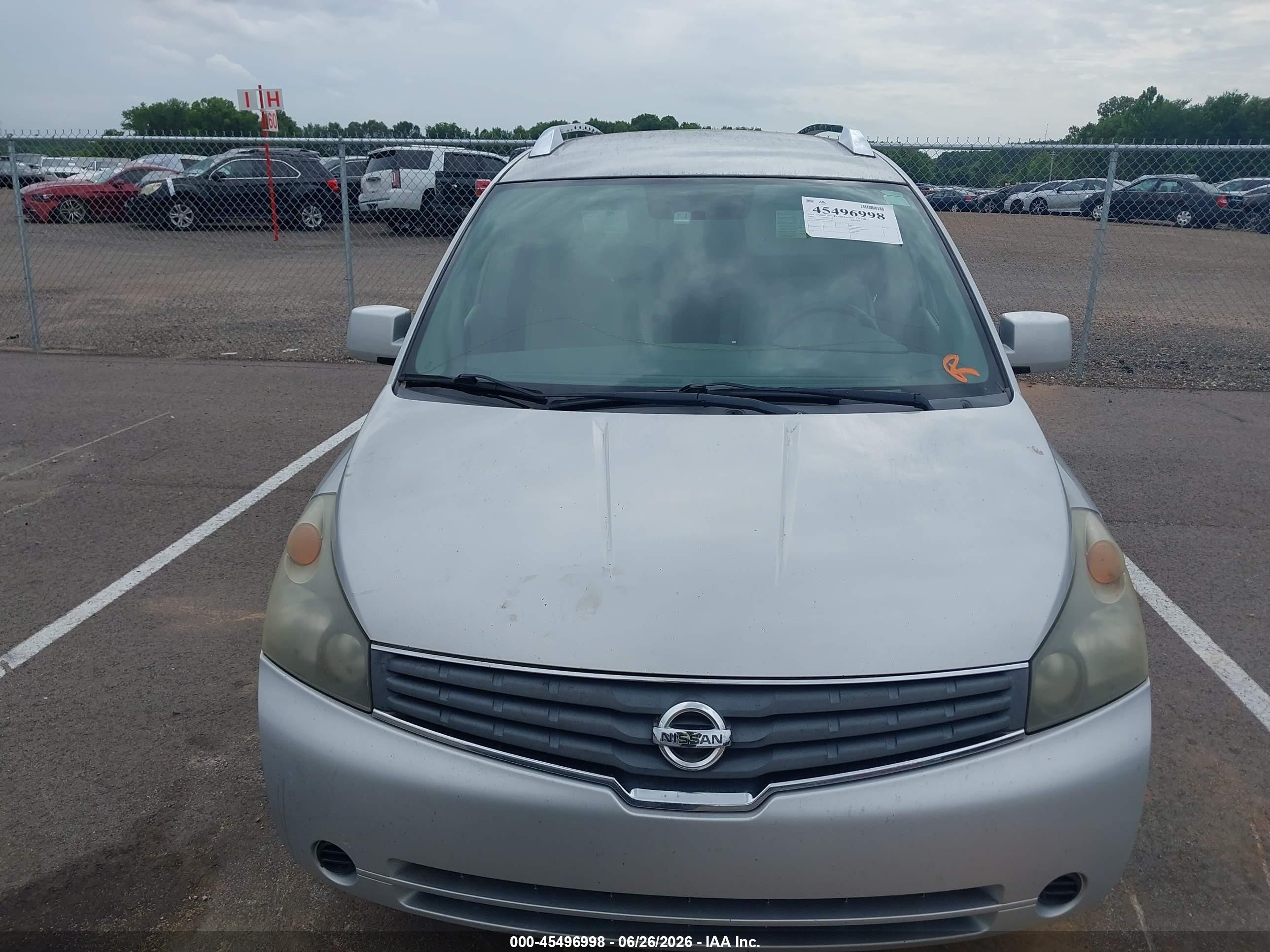 2009 Nissan Quest 3.5 S Silver vin: 5N1BV28U19N105901