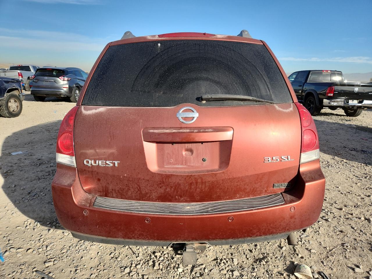 2004 Nissan Quest S Burgundy vin: 5N1BV28U24N337903