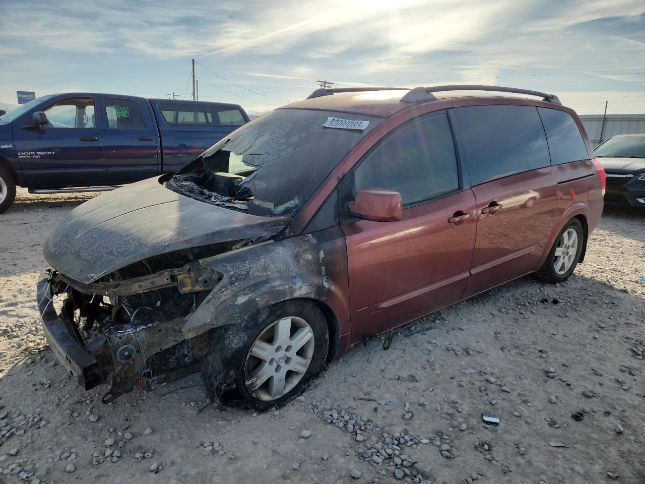 2004 Nissan Quest S Бордовый vin: 5N1BV28U24N337903