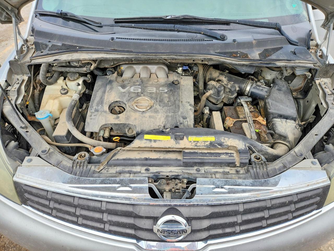 2008 Nissan Quest 3.5 Silver vin: 5N1BV28U28N101628