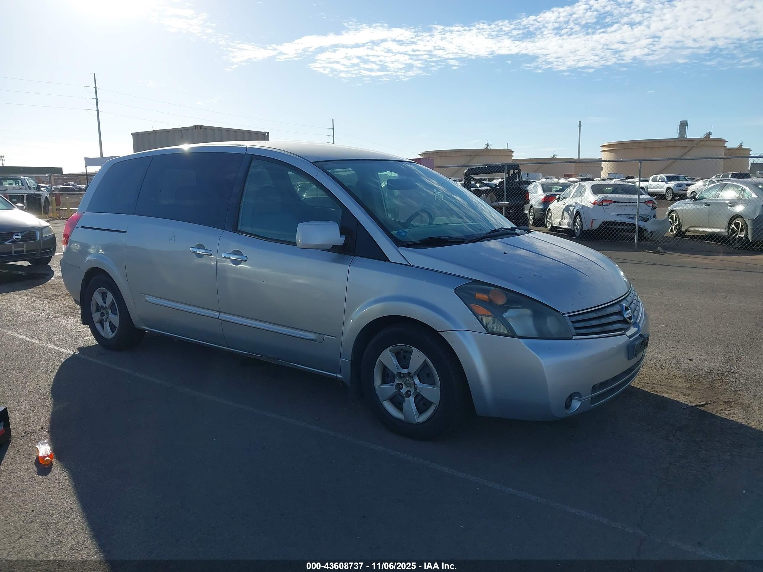 2009 Nissan Quest 3.5 Silver vin: 5N1BV28U29N104966
