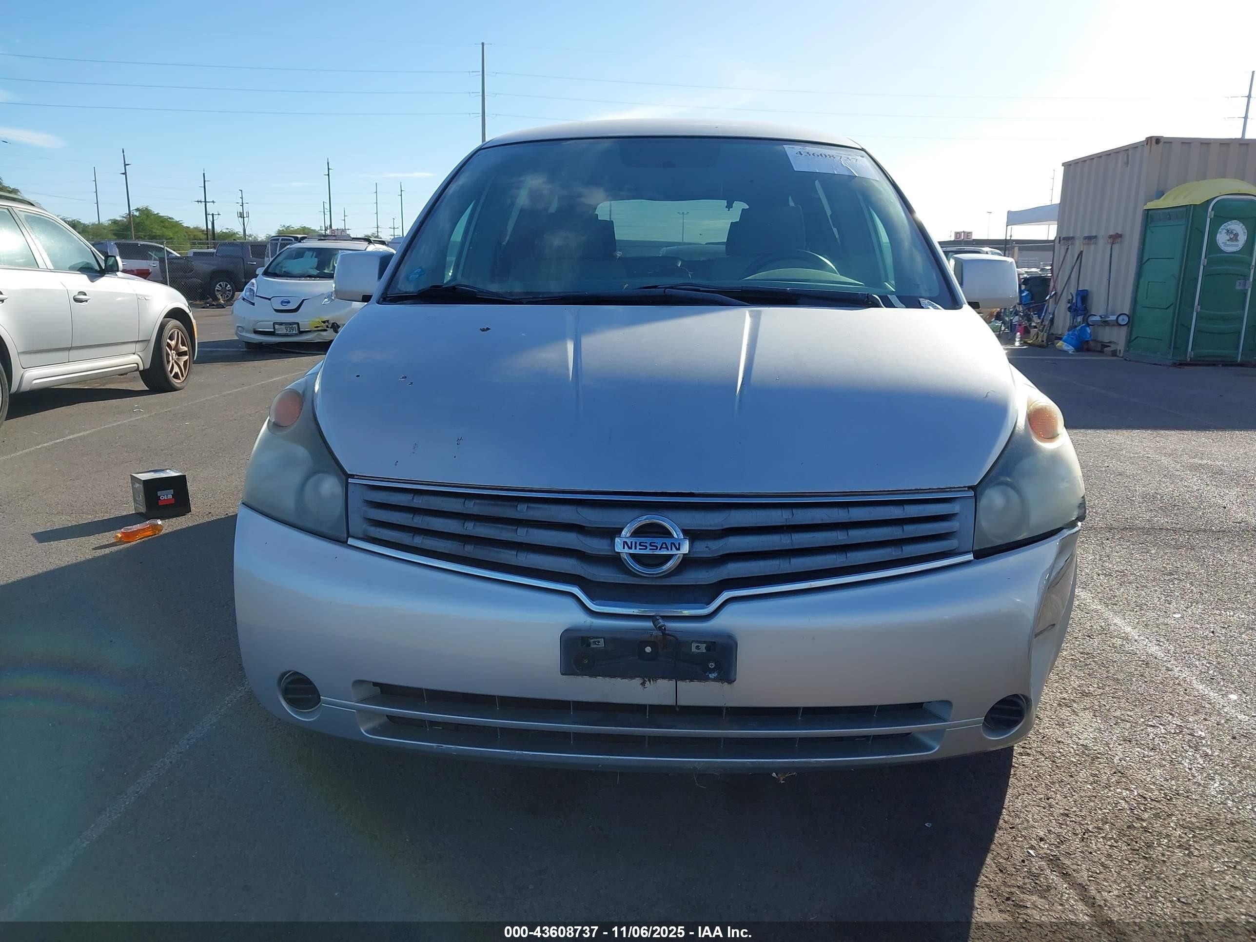 2009 Nissan Quest 3.5 Silver vin: 5N1BV28U29N104966
