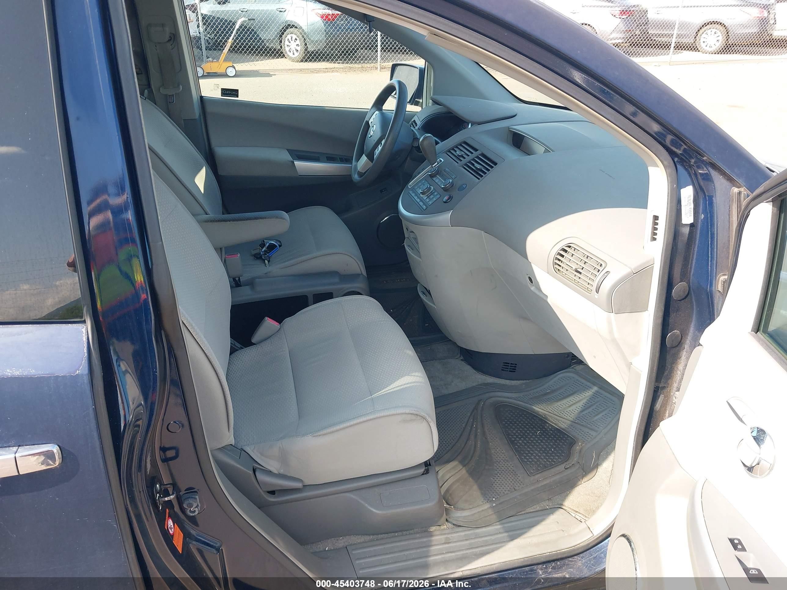 2009 Nissan Quest 3.5 S Blue vin: 5N1BV28U29N107947
