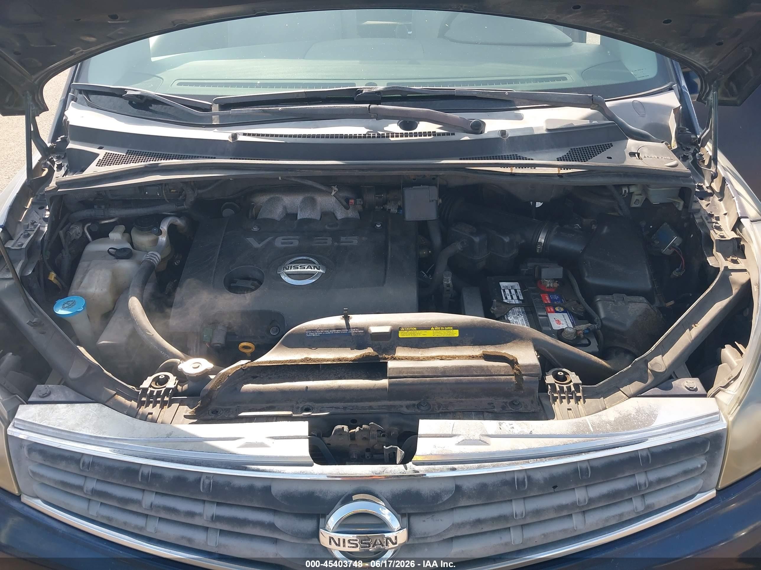 2009 Nissan Quest 3.5 S Blue vin: 5N1BV28U29N107947