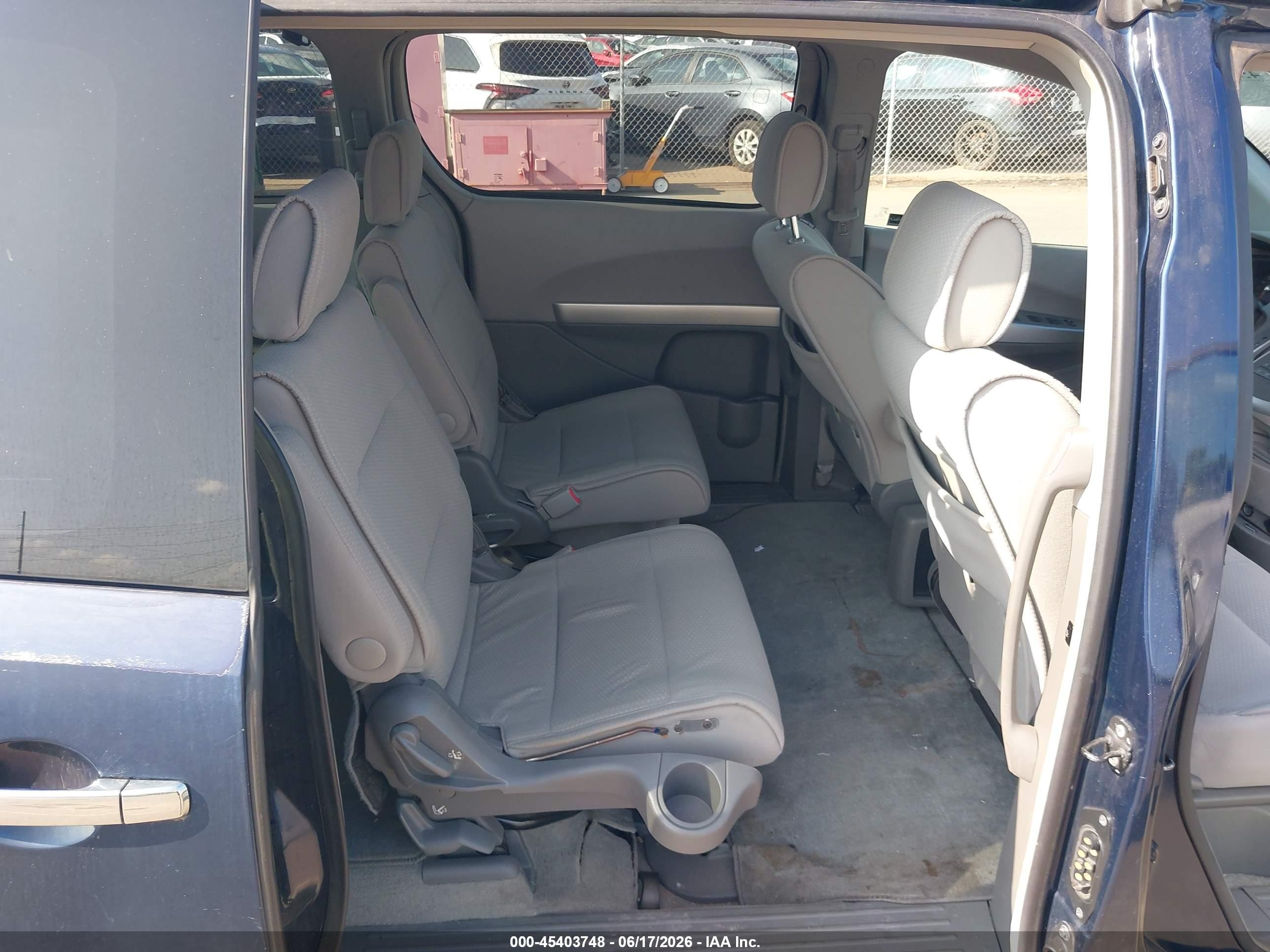 2009 Nissan Quest 3.5 S Blue vin: 5N1BV28U29N107947