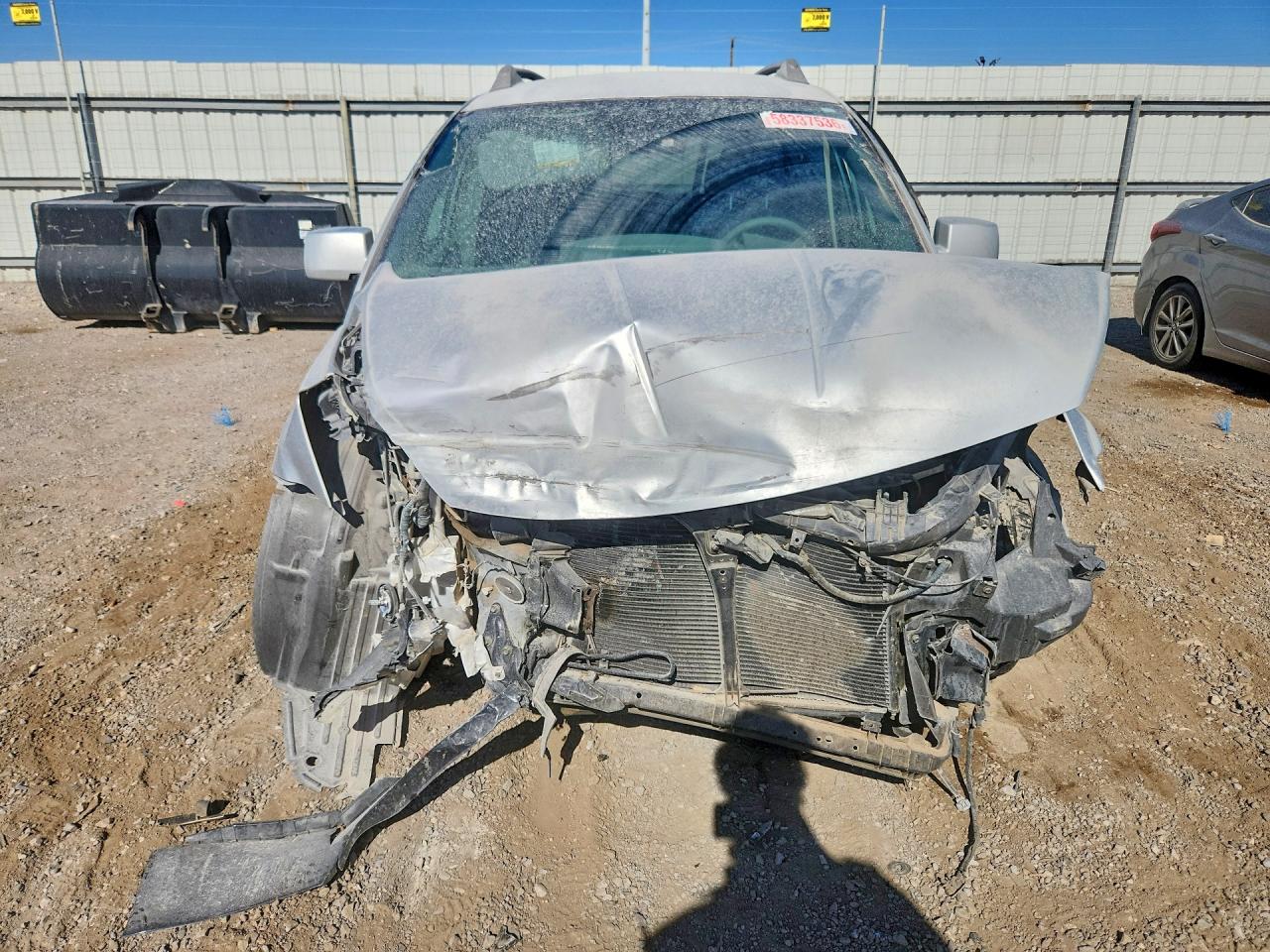 2005 Nissan Quest Silver vin: 5N1BV28U35N116196