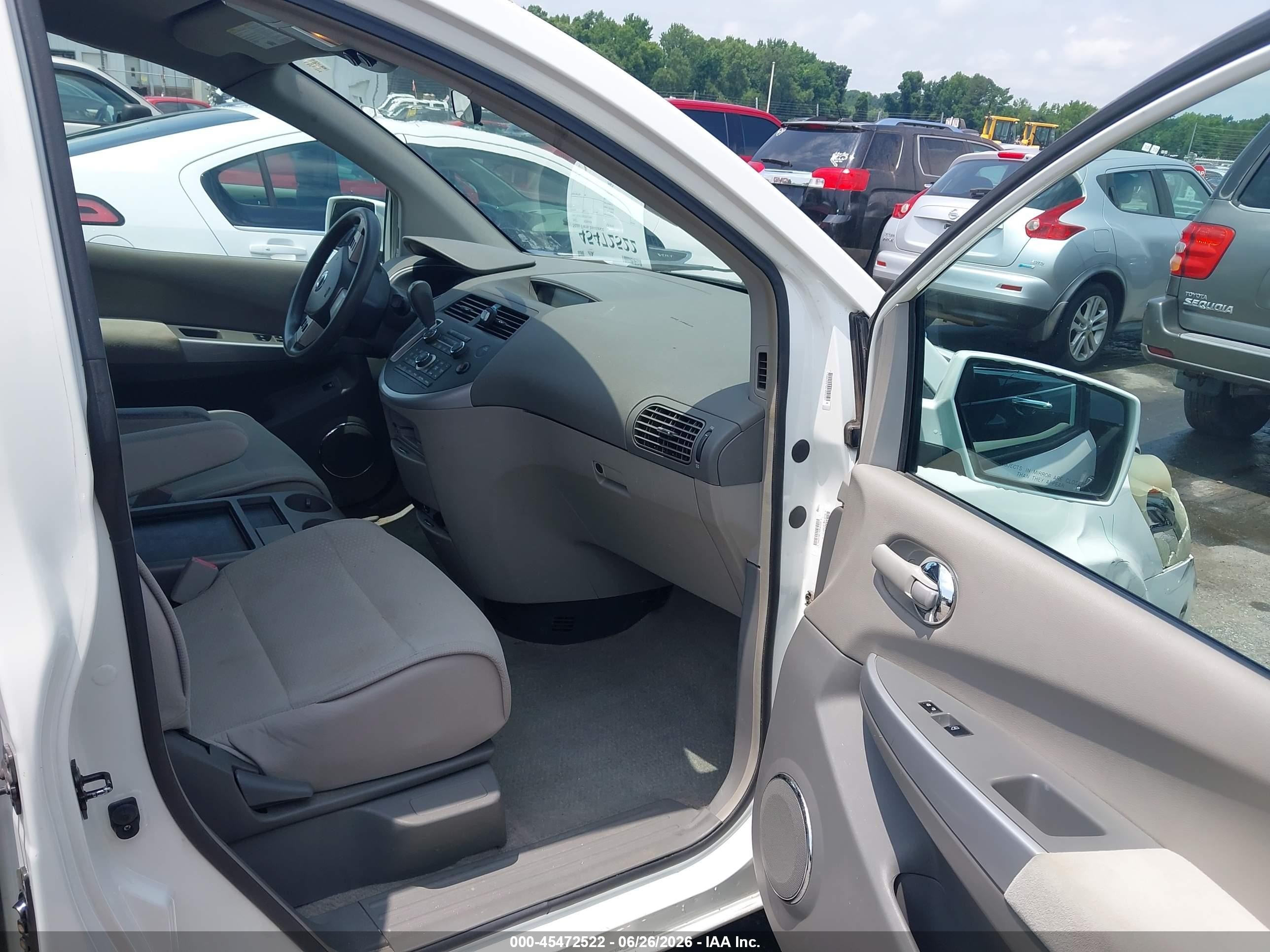 2007 Nissan Quest 3.5 Белый vin: 5N1BV28U37N137987