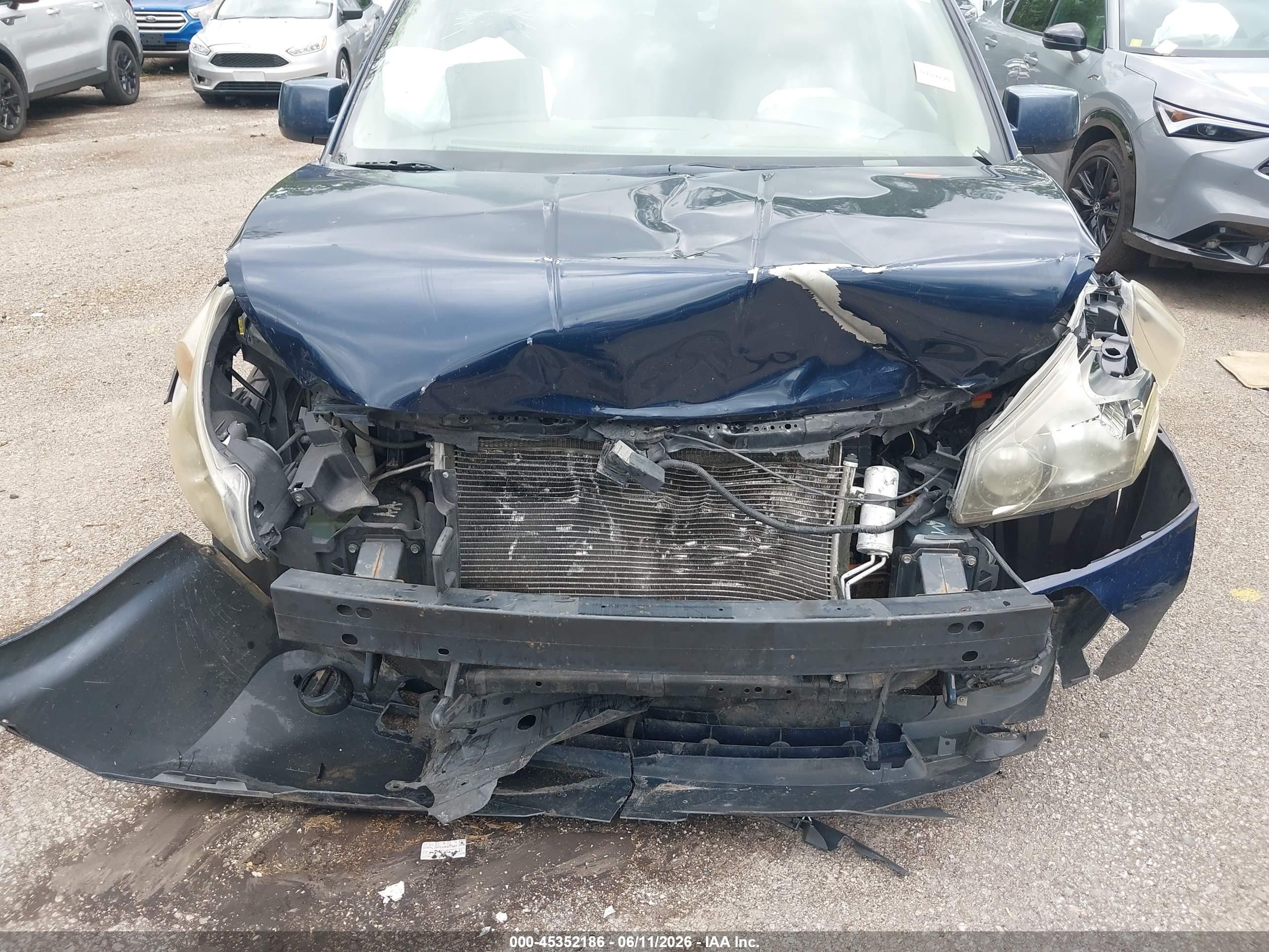2007 Nissan Quest 3.5 Синий vin: 5N1BV28U37N142901