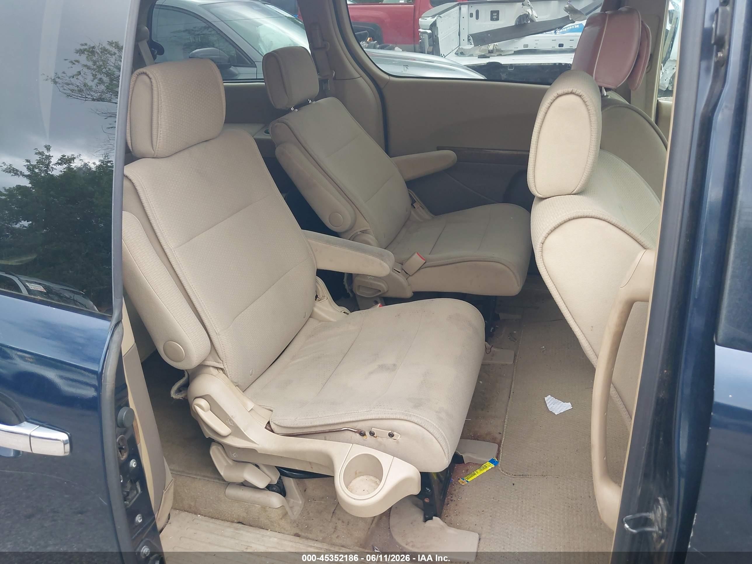 2007 Nissan Quest 3.5 Синий vin: 5N1BV28U37N142901