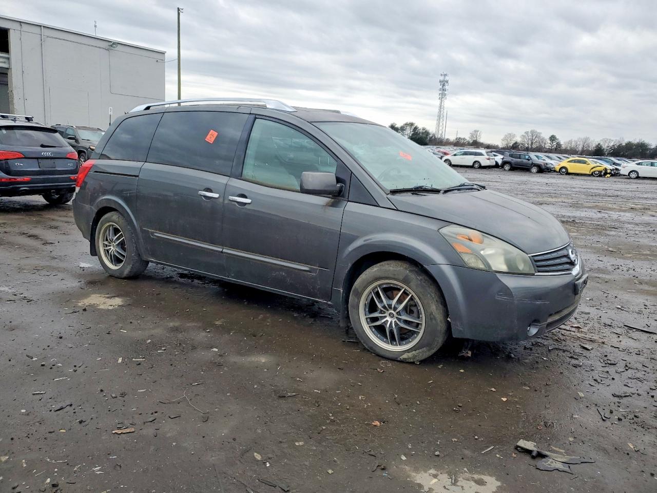 2008 Nissan Quest S Gray vin: 5N1BV28U38N103159