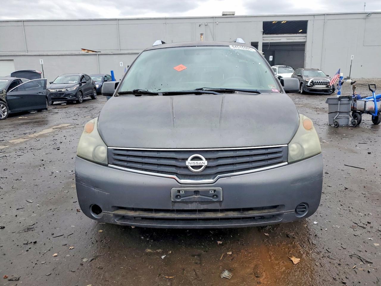 2008 Nissan Quest S Gray vin: 5N1BV28U38N103159
