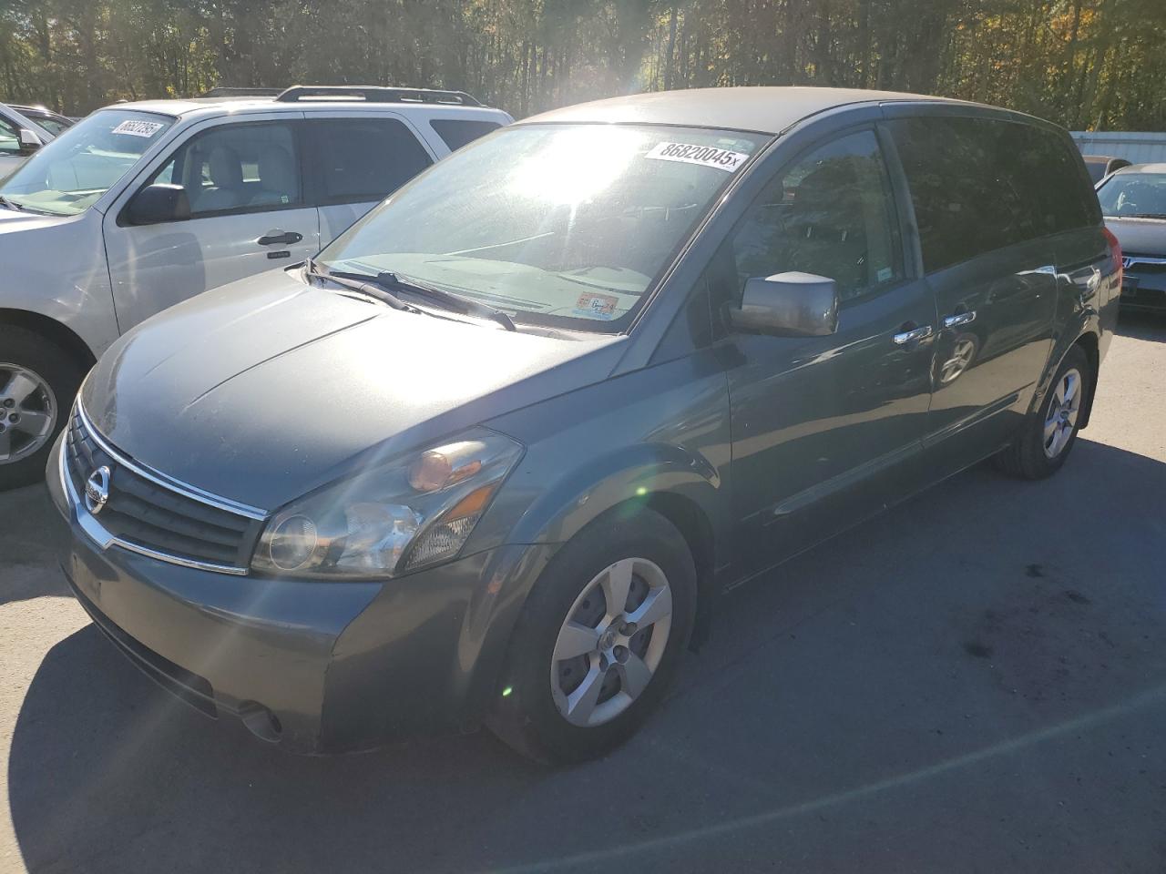 2009 Nissan Quest S Gray vin: 5N1BV28U39N100814