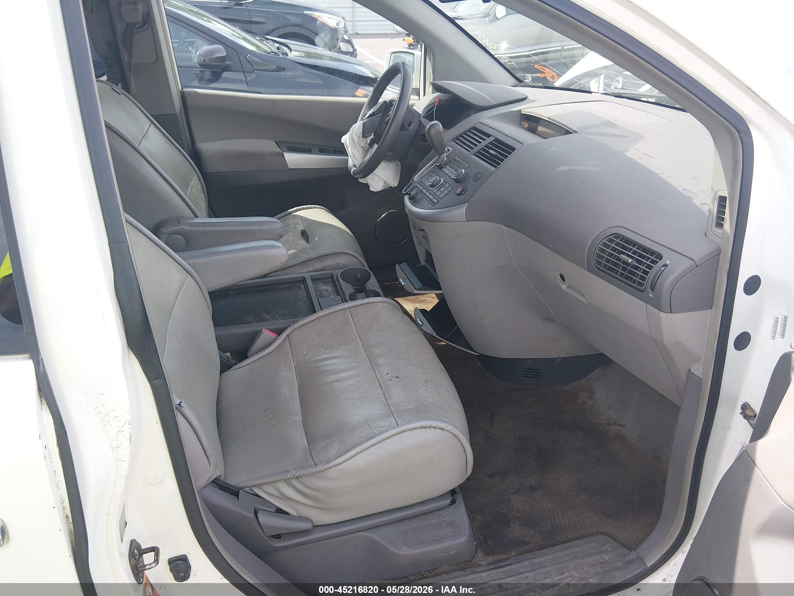 2009 Nissan Quest 3.5 S White vin: 5N1BV28U39N108430