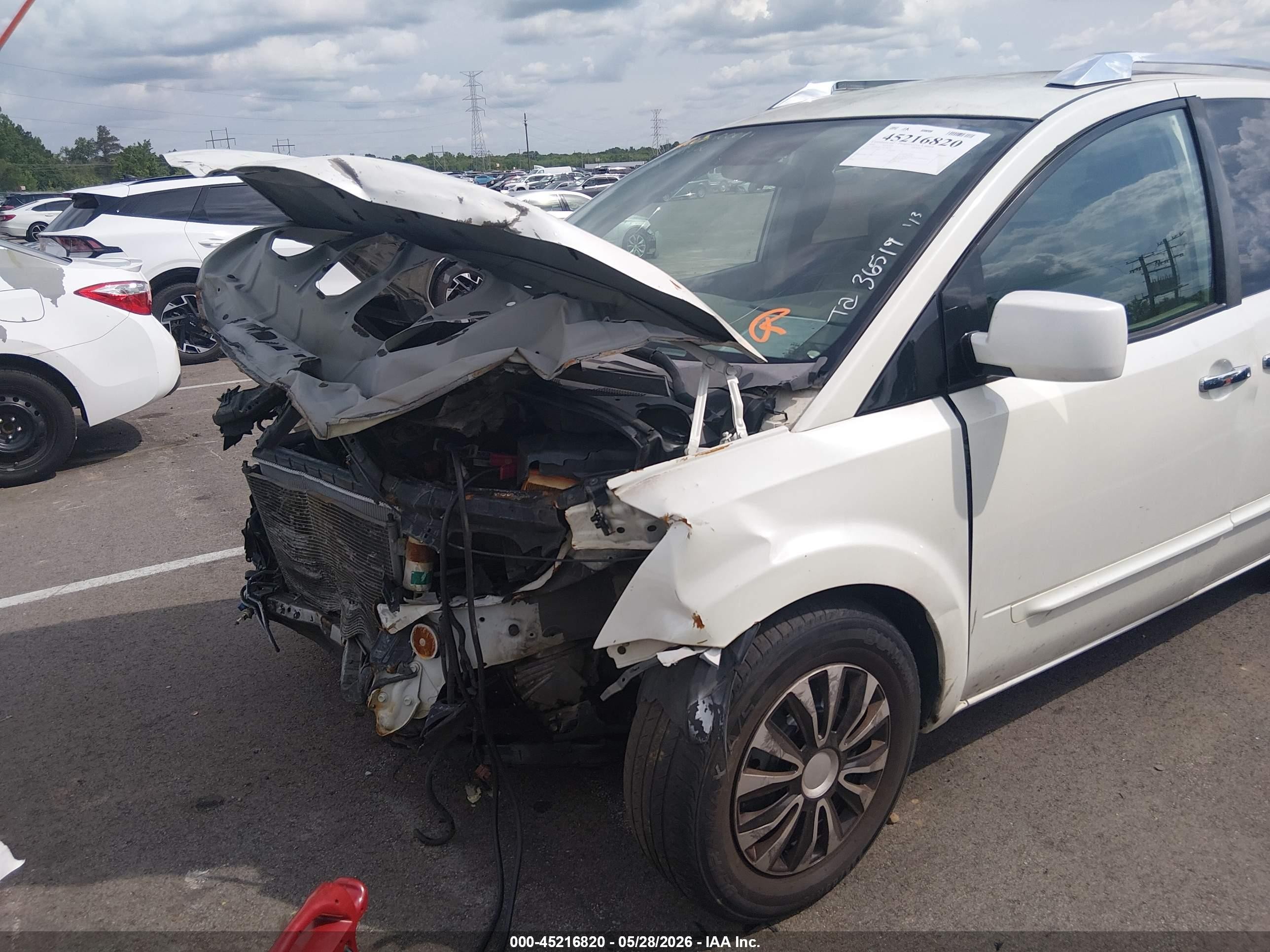 2009 Nissan Quest 3.5 S White vin: 5N1BV28U39N108430