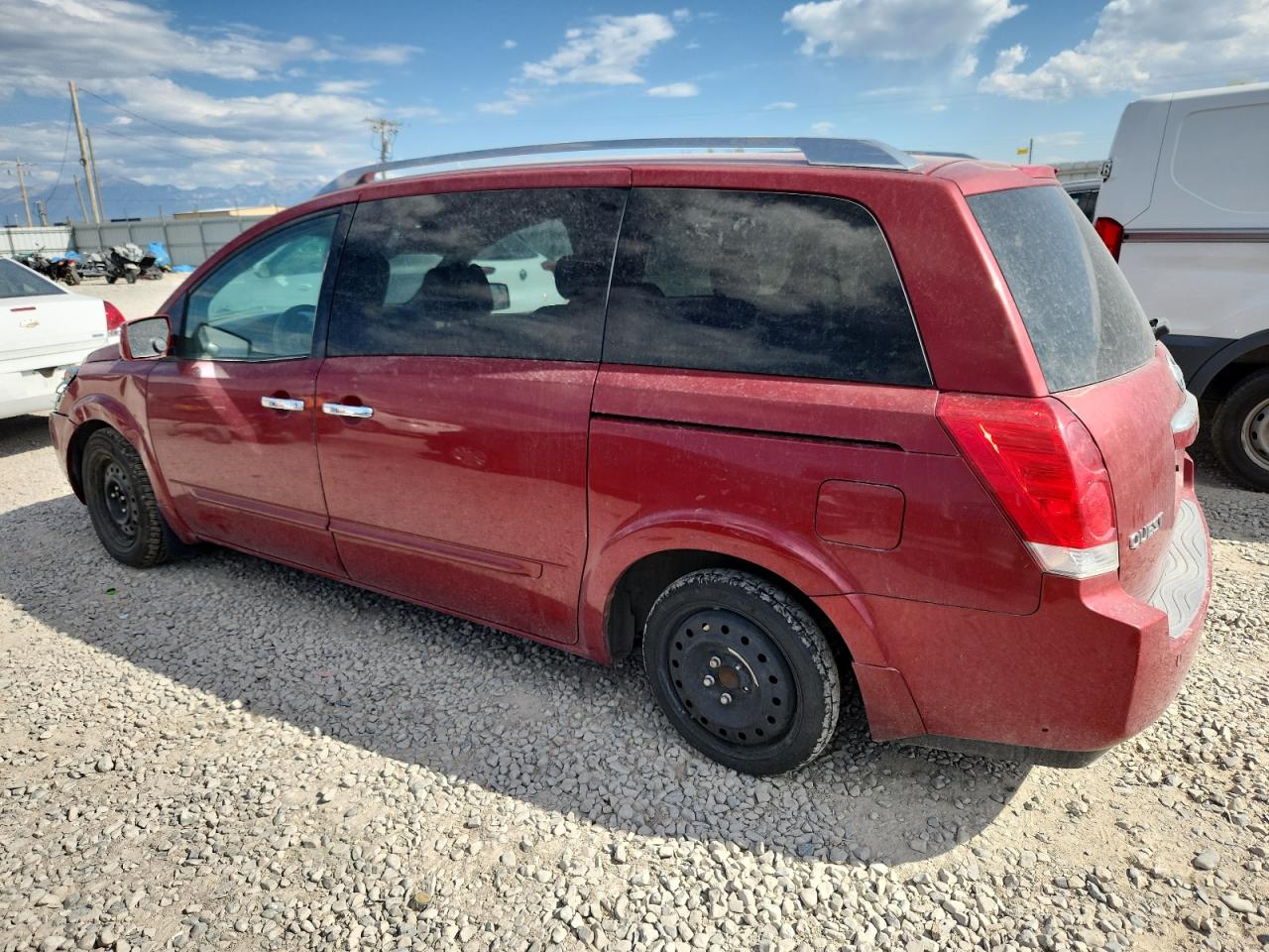 2007 Nissan Quest S Red vin: 5N1BV28U47N110572