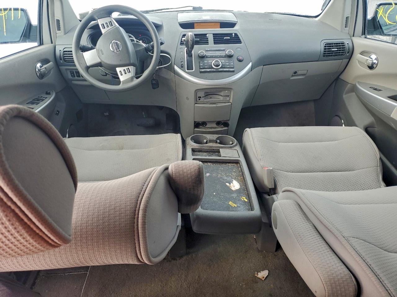 2008 Nissan Quest S Черный vin: 5N1BV28U48N104207