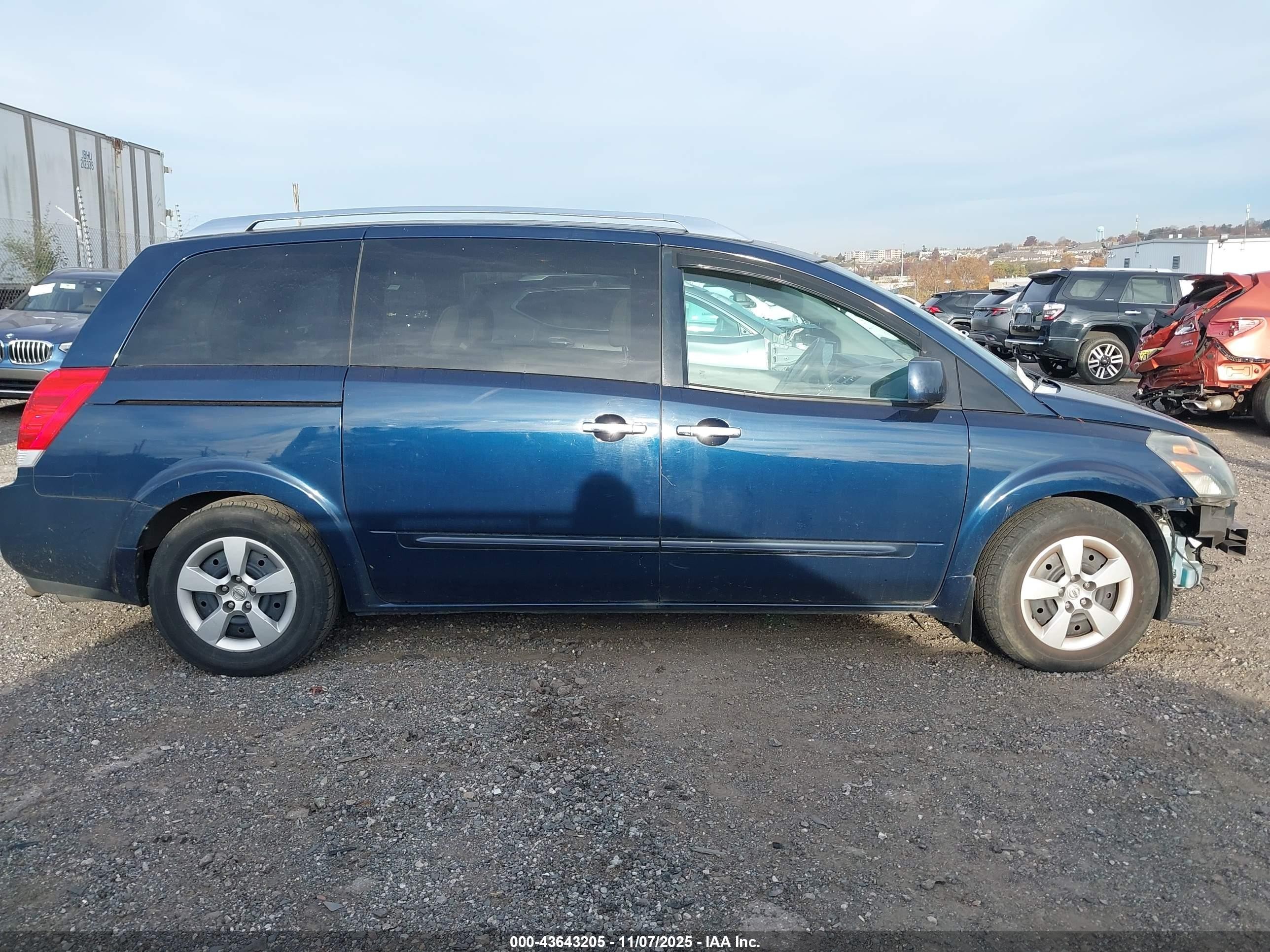 2009 Nissan Quest 3.5 S Dark Blue vin: 5N1BV28U49N102409