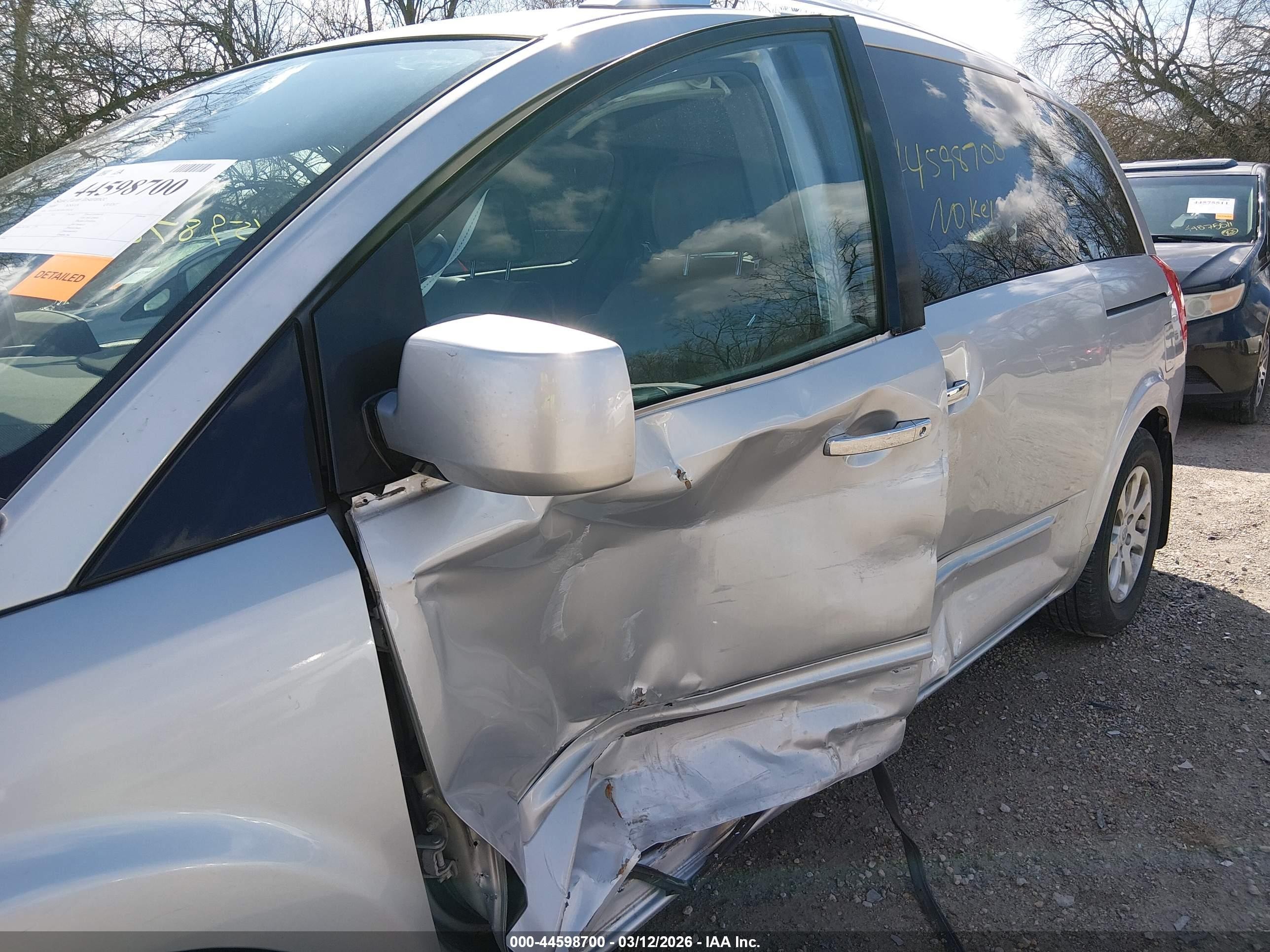 2009 Nissan Quest 3.5 Sl Silver vin: 5N1BV28U49N104192