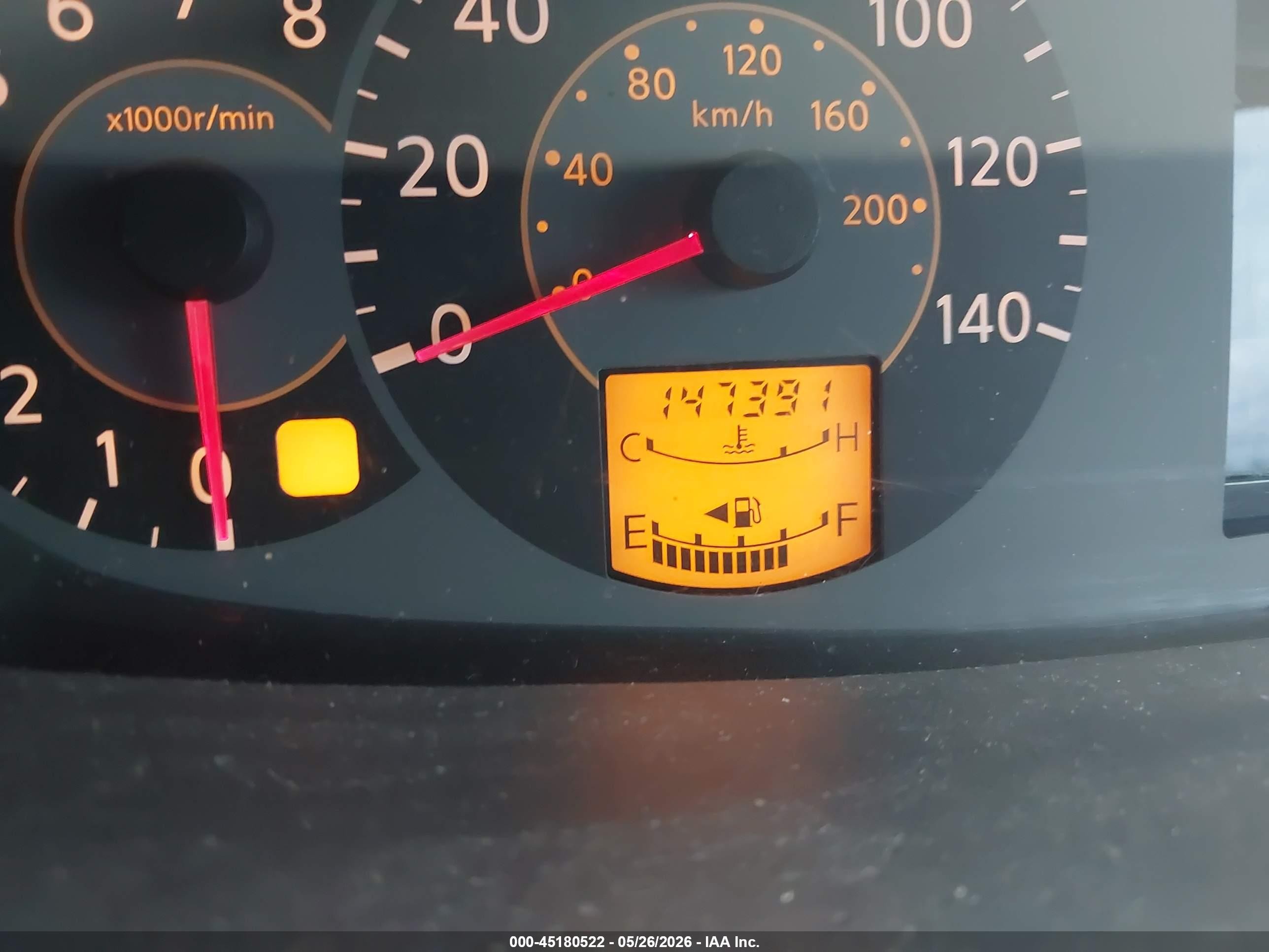 2004 Nissan Quest 3.5 Se Orange vin: 5N1BV28U54N360169