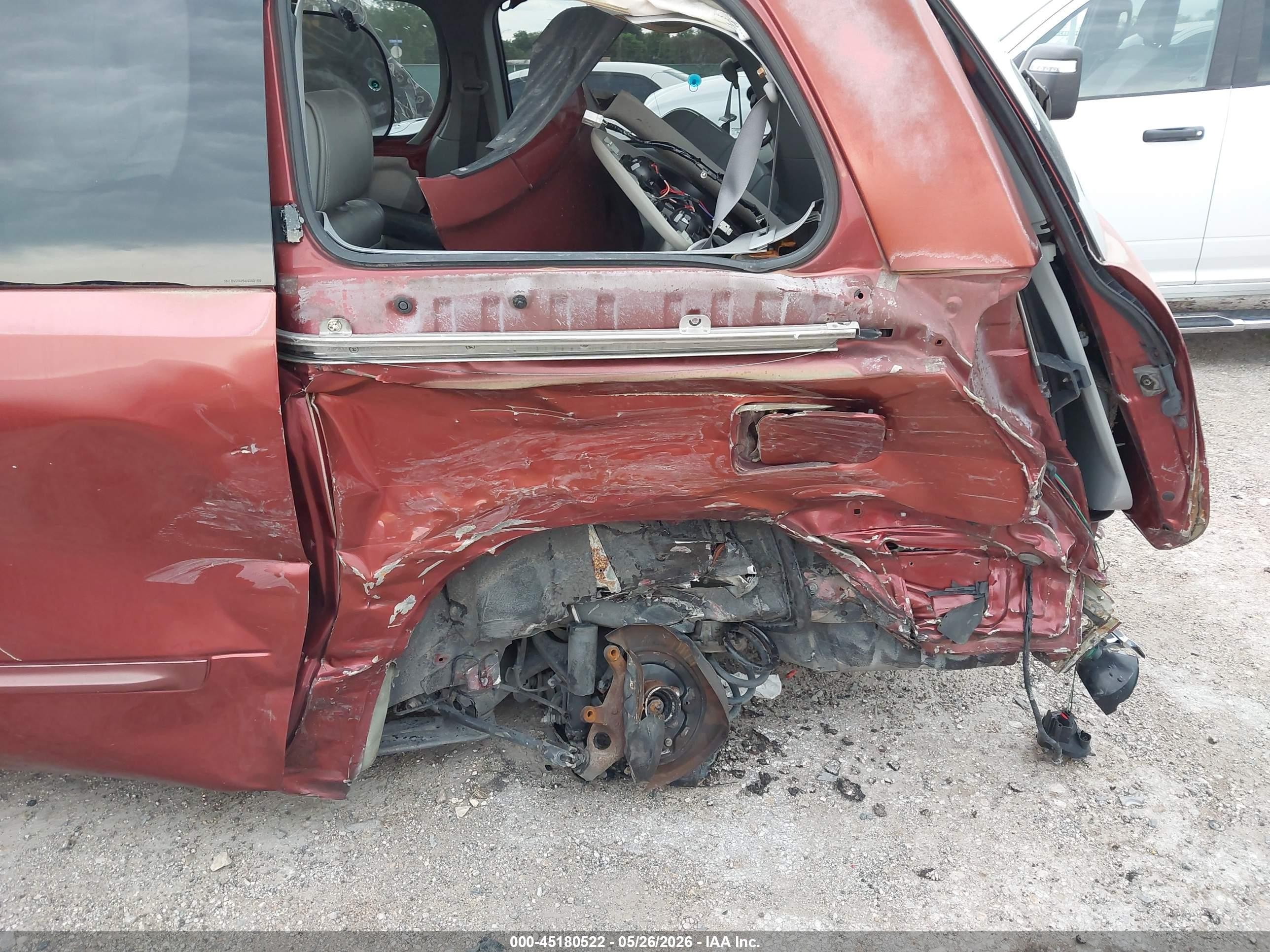 2004 Nissan Quest 3.5 Se Orange vin: 5N1BV28U54N360169
