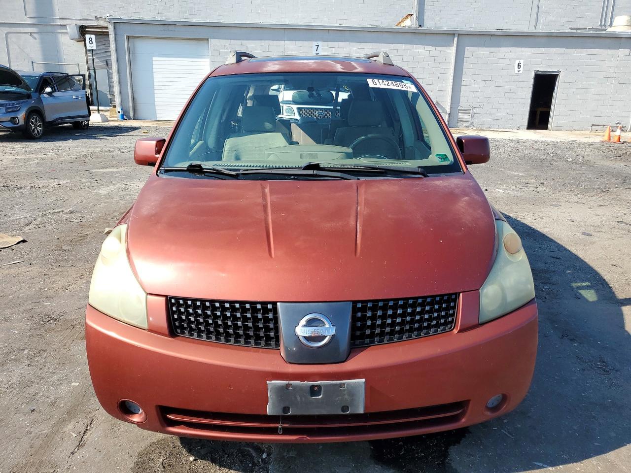 2004 Nissan Quest 3.5 S Red vin: 5N1BV28U54N369857