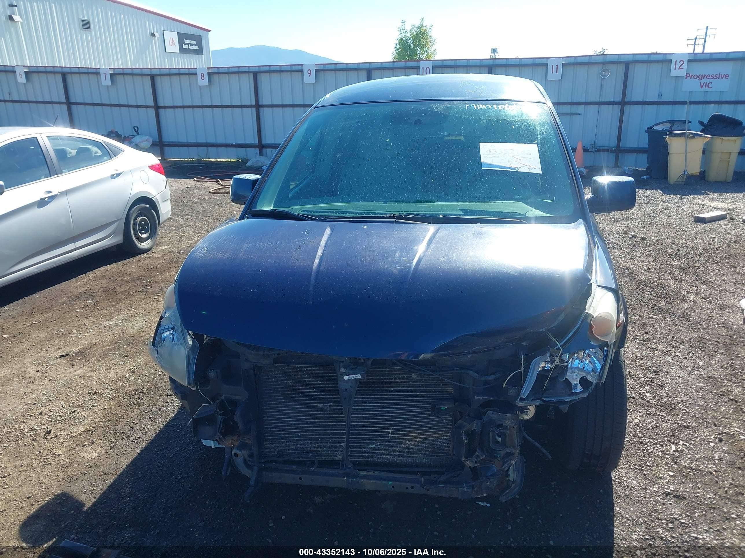 2008 Nissan Quest 3.5 Blue vin: 5N1BV28U58N118987