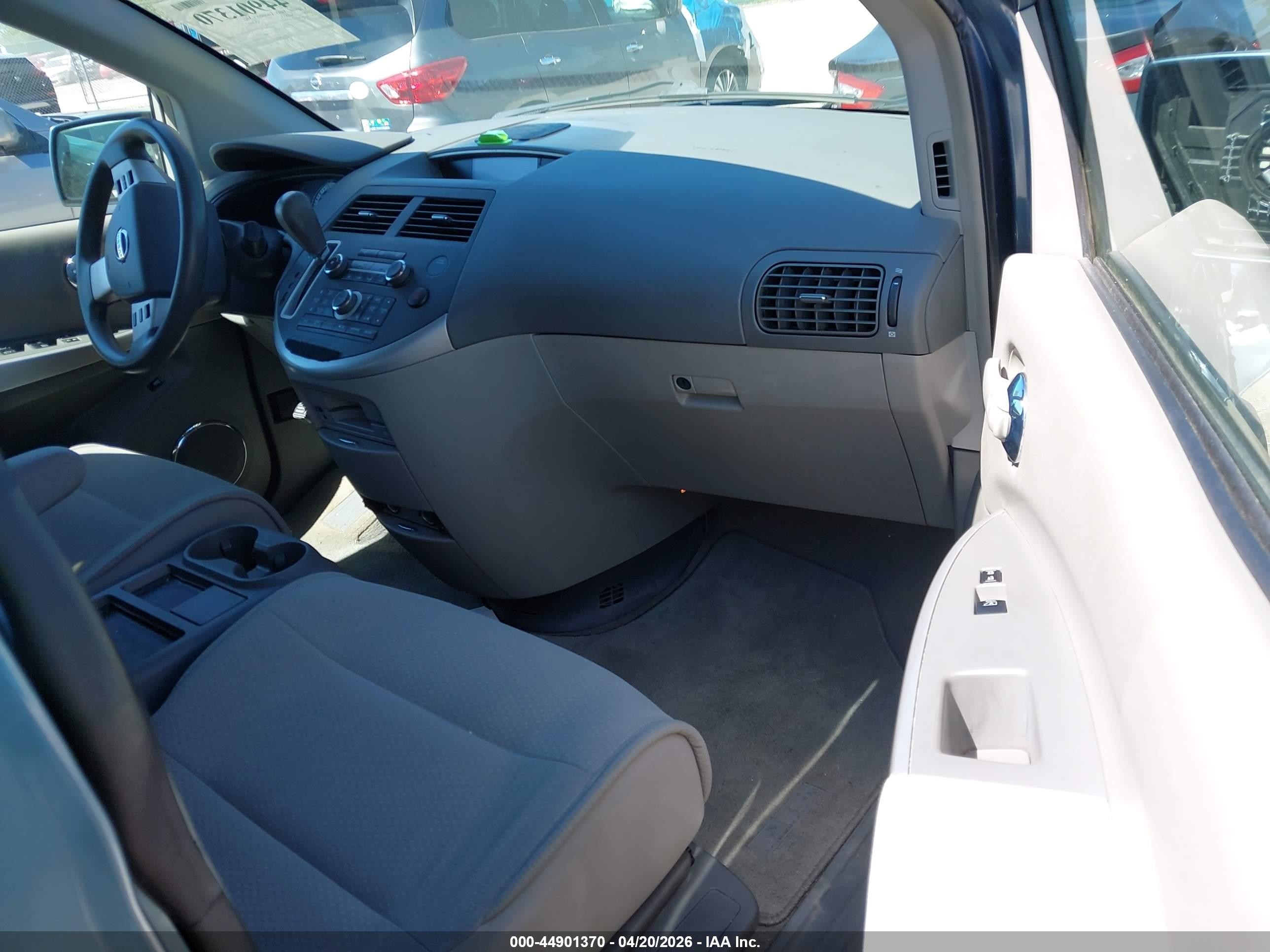 2009 Nissan Quest 3.5 S Blue vin: 5N1BV28U59N105545