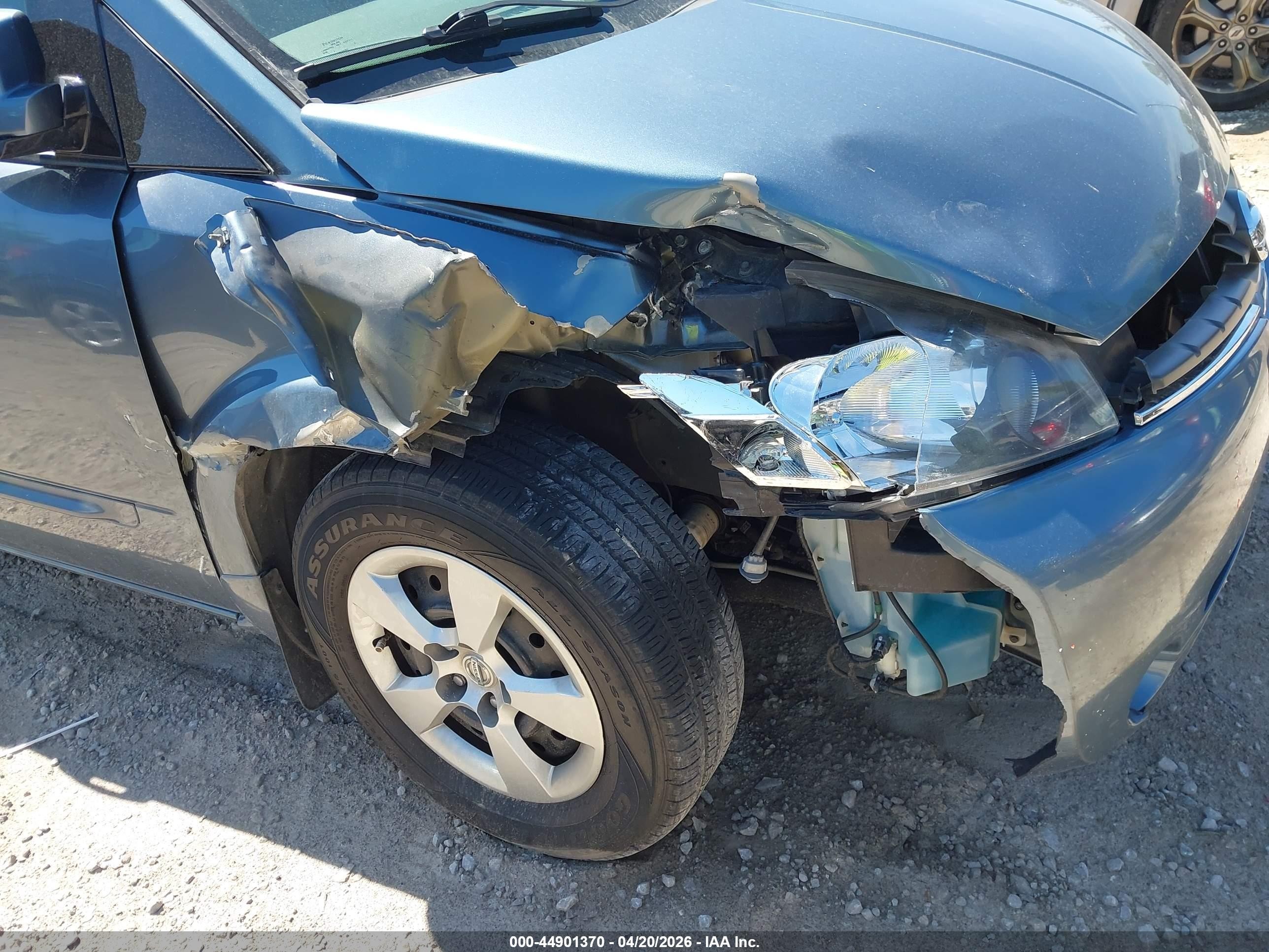 2009 Nissan Quest 3.5 S Blue vin: 5N1BV28U59N105545
