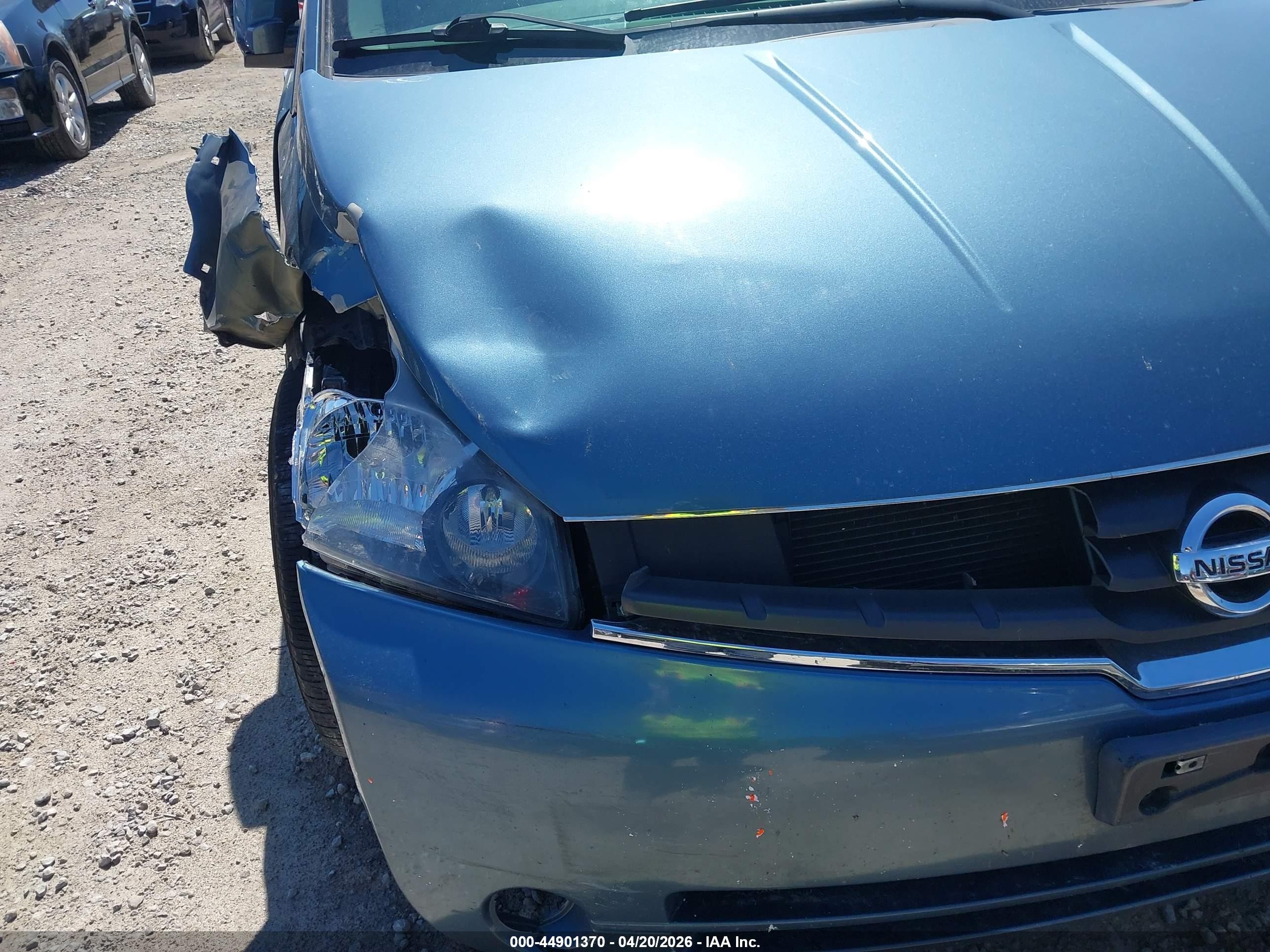 2009 Nissan Quest 3.5 S Blue vin: 5N1BV28U59N105545