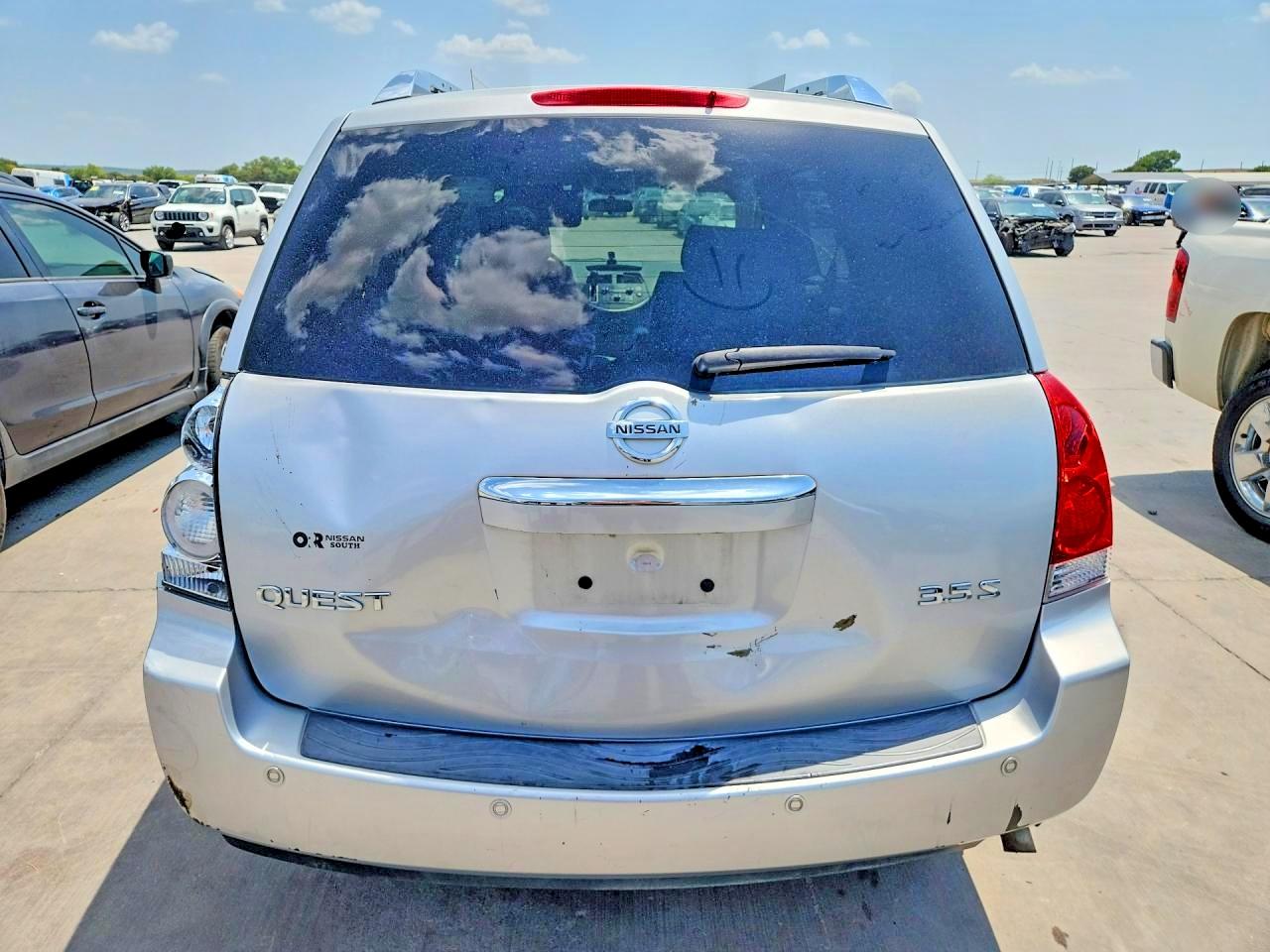 2009 Nissan Quest 3.5 Silver vin: 5N1BV28U59N107795