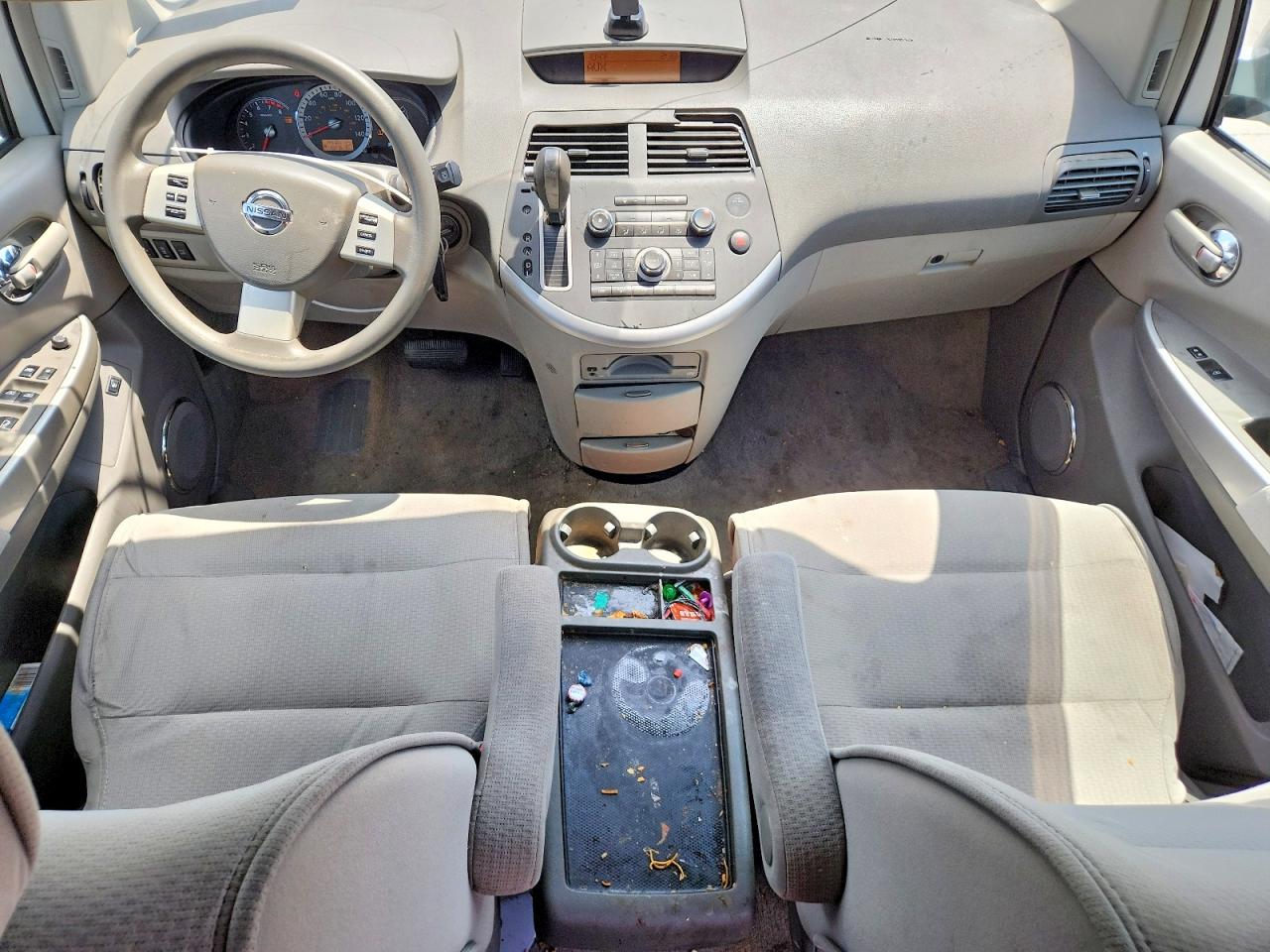2009 Nissan Quest 3.5 Silver vin: 5N1BV28U59N107795