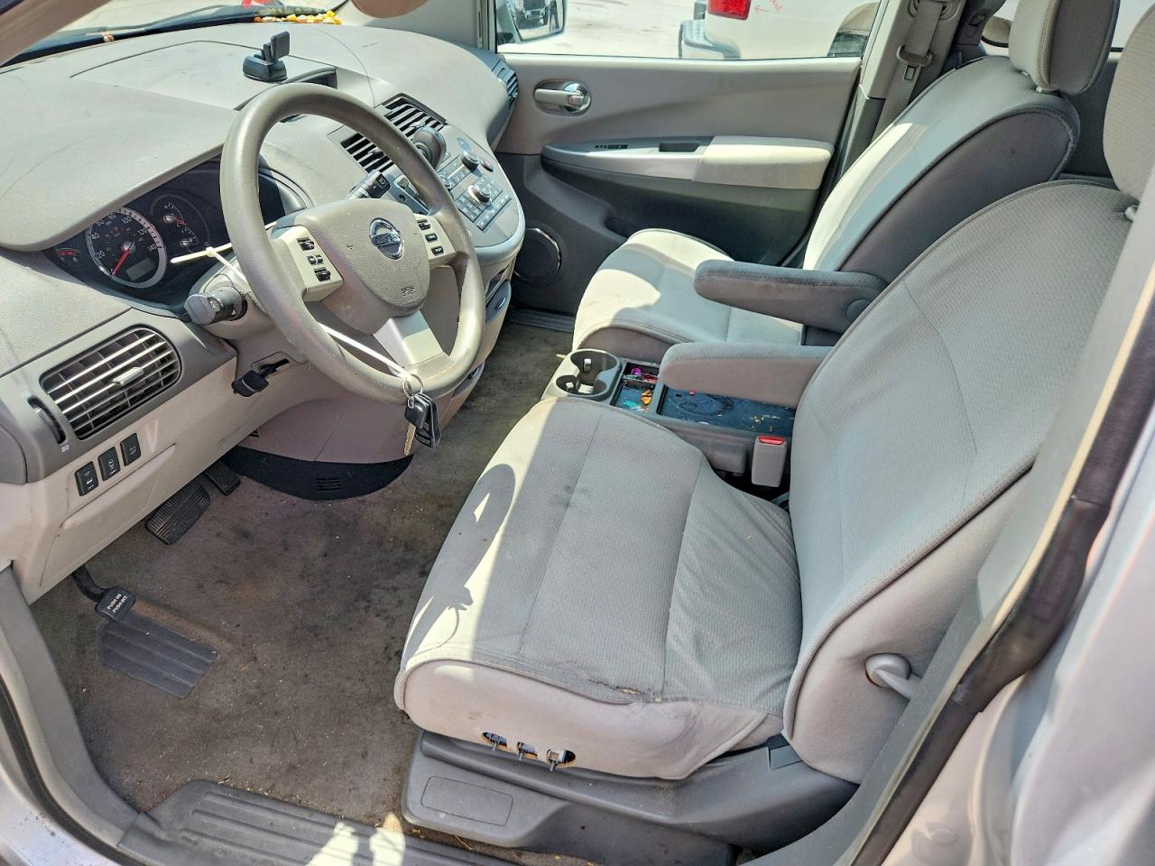 2009 Nissan Quest 3.5 Silver vin: 5N1BV28U59N107795