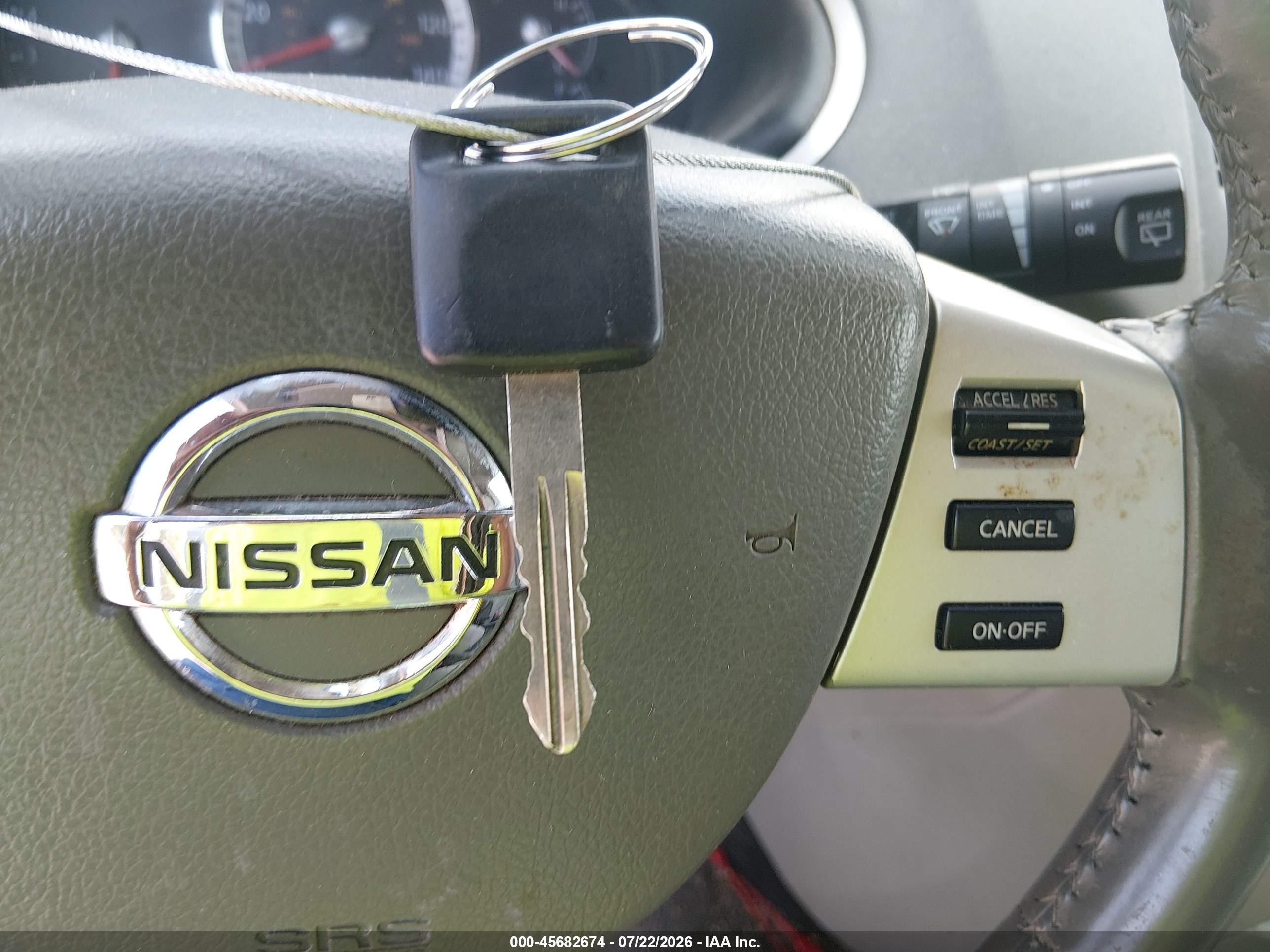 2007 Nissan Quest 3.5 Sl White vin: 5N1BV28U67N132959