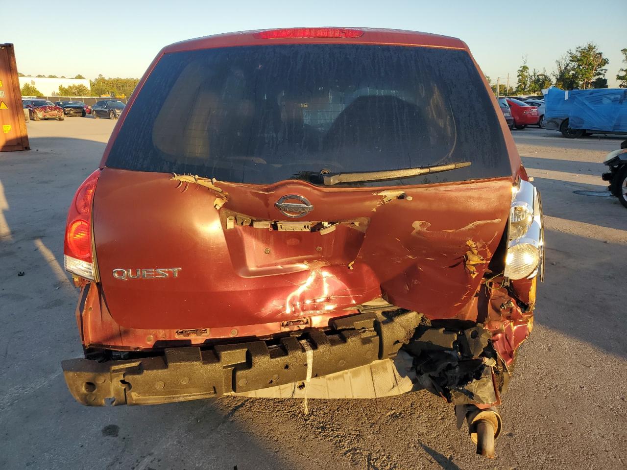 2009 Nissan Quest S Burgundy vin: 5N1BV28U79N106440